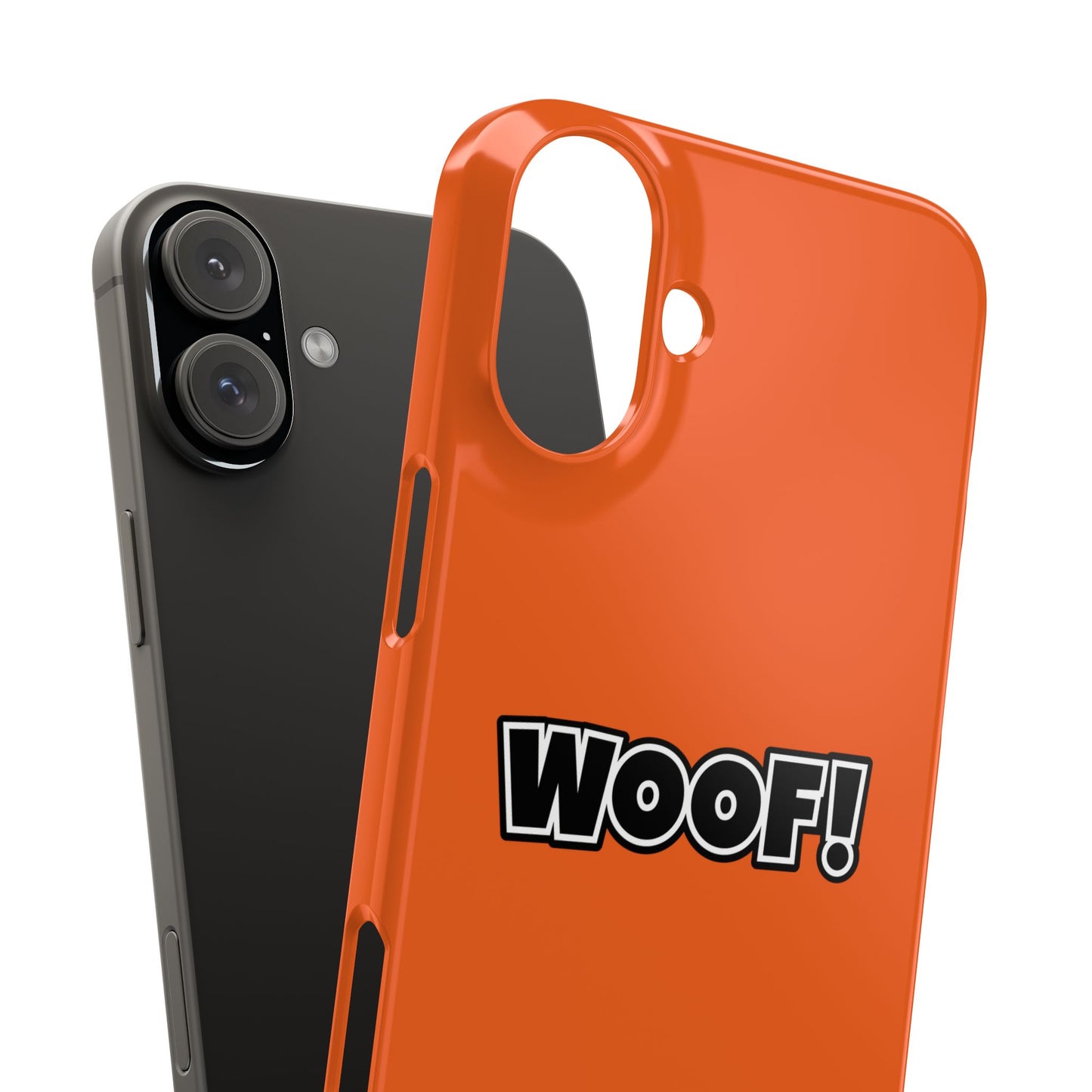 Woof Slim iPhone Cases - Orange