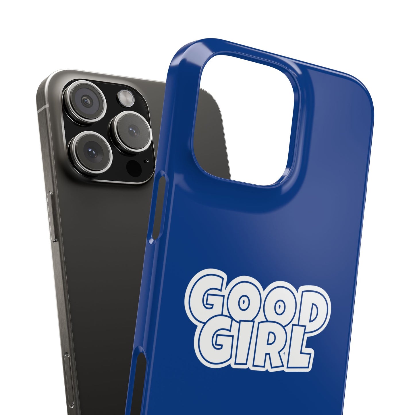 Good Girl Slim iPhone Cases - Blue
