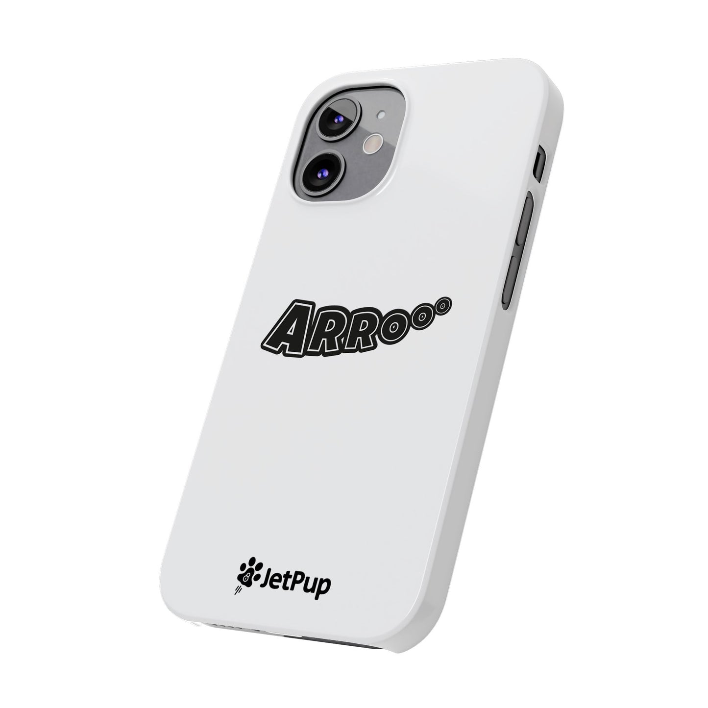 Arrooo Slim iPhone Cases - White