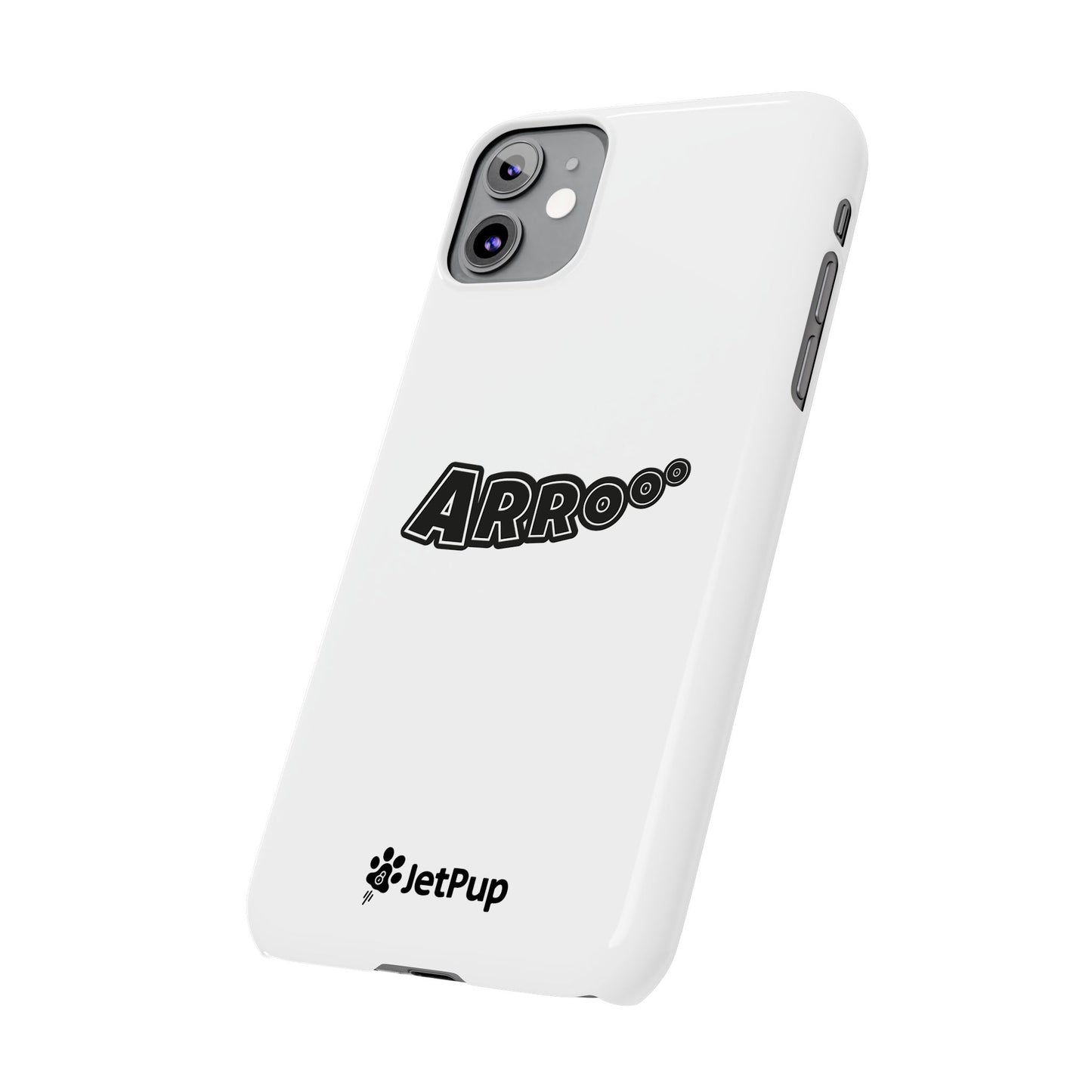 Arrooo Slim iPhone Cases - White