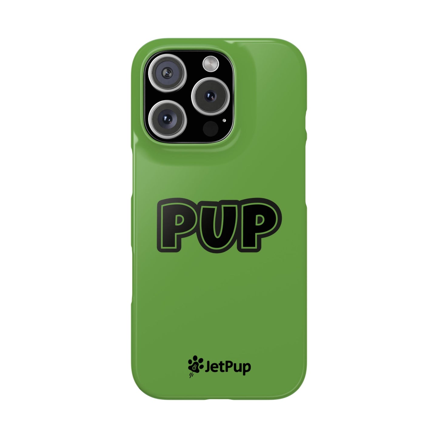 Pup Slim iPhone Cases - Green