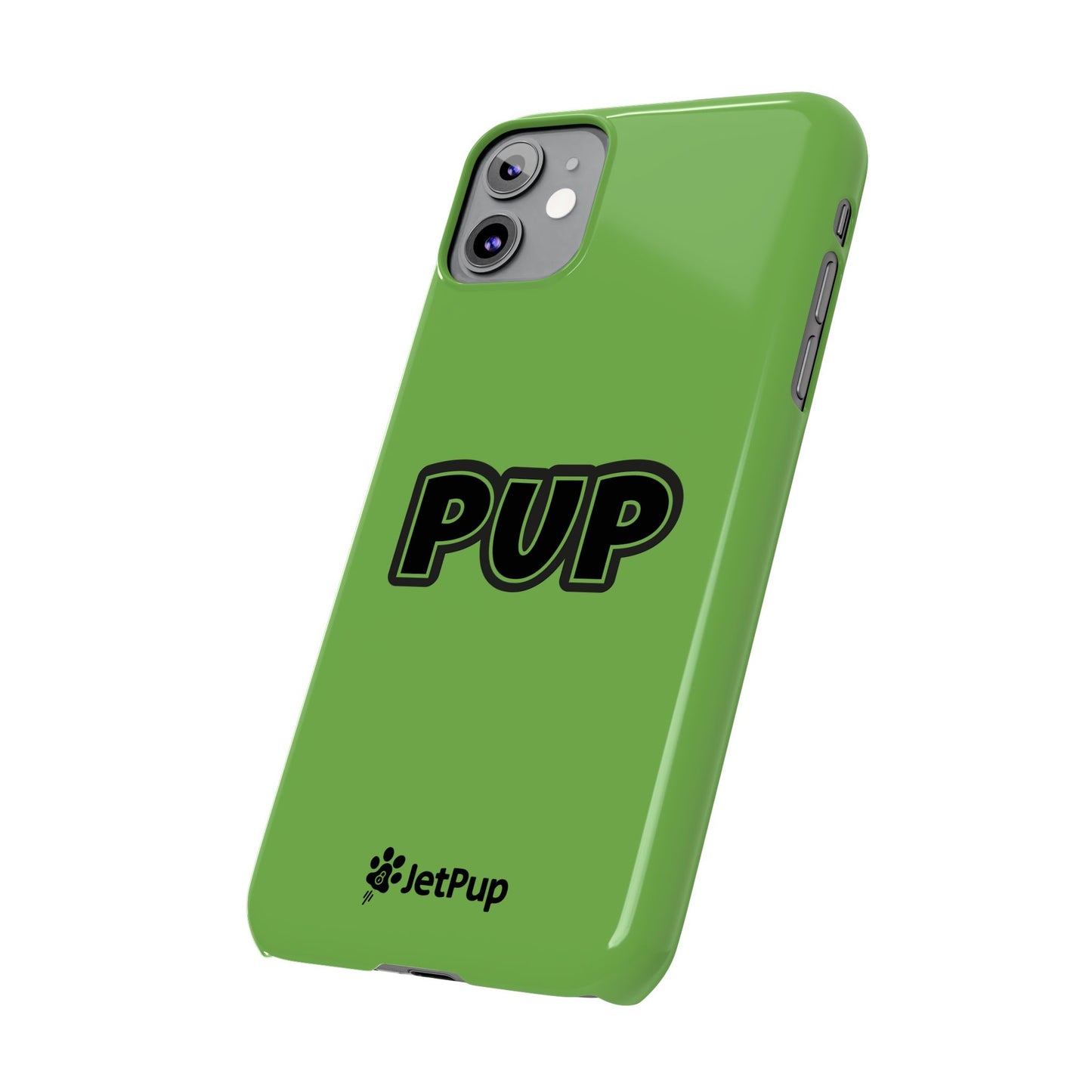 Pup Slim iPhone Cases - Green