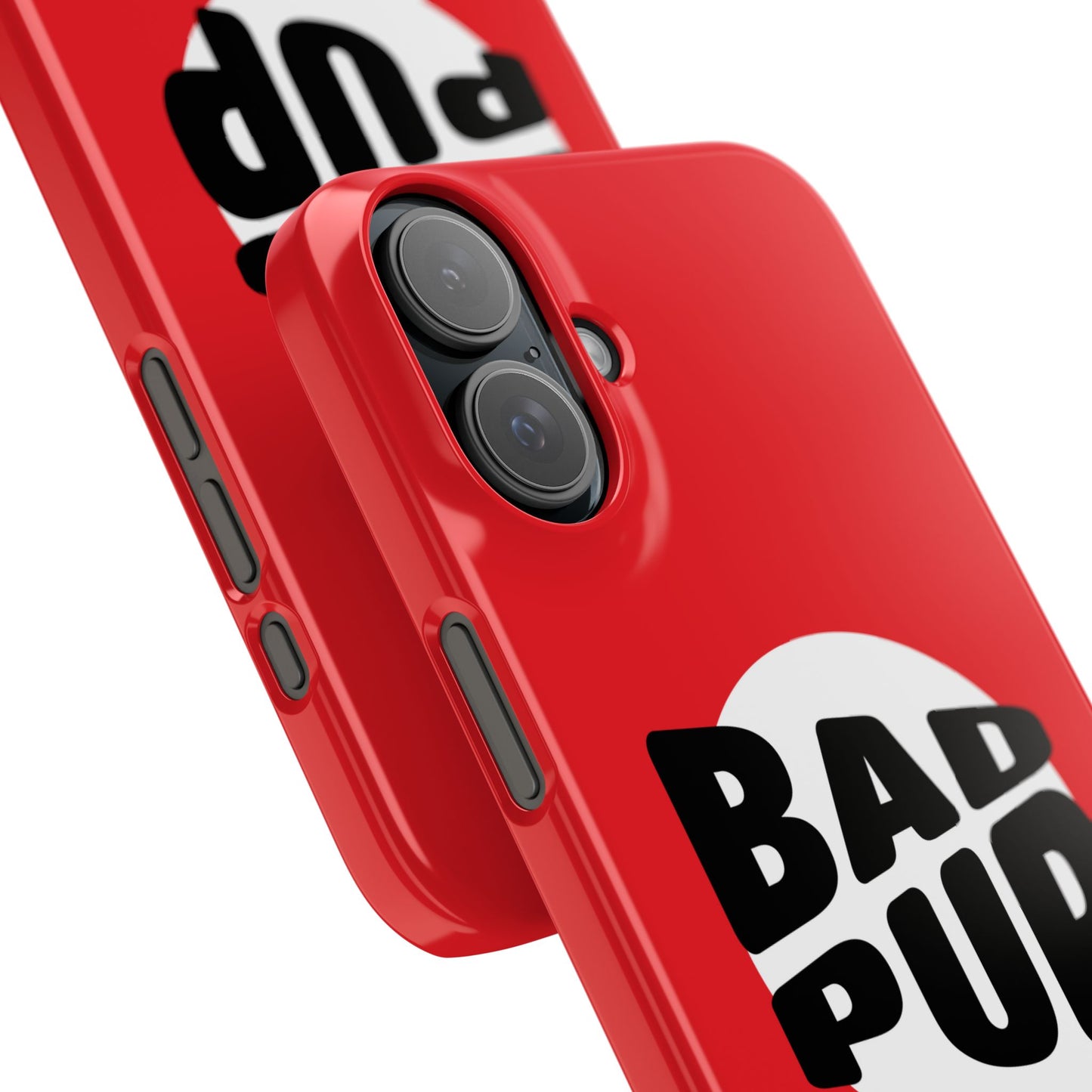 Bad Pup Slim iPhone Cases - Red