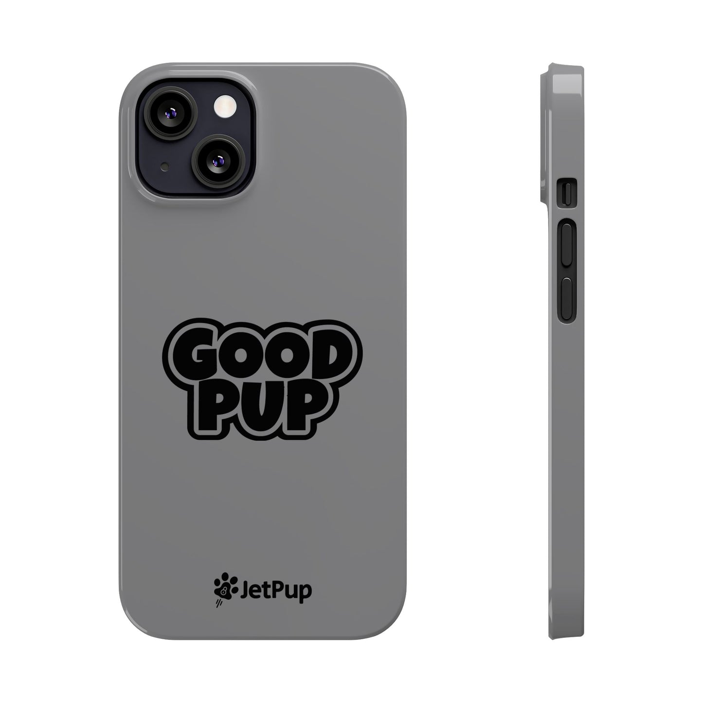 Good Pup Slim iPhone Cases - Grey
