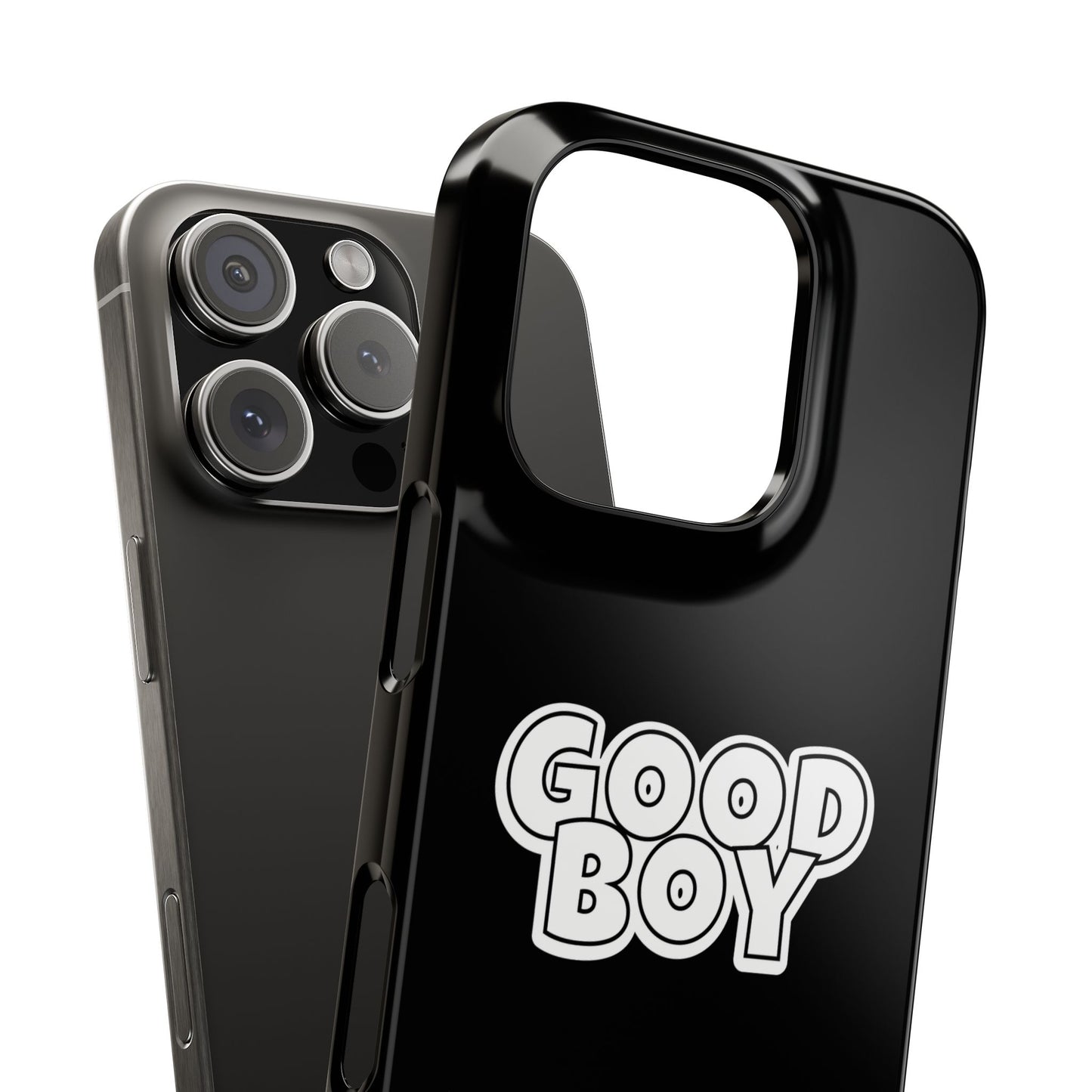 Good Boy Slim iPhone Cases - Black