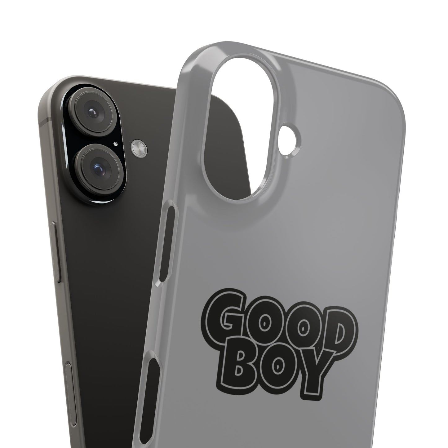 Good Boy Slim iPhone Cases - Grey