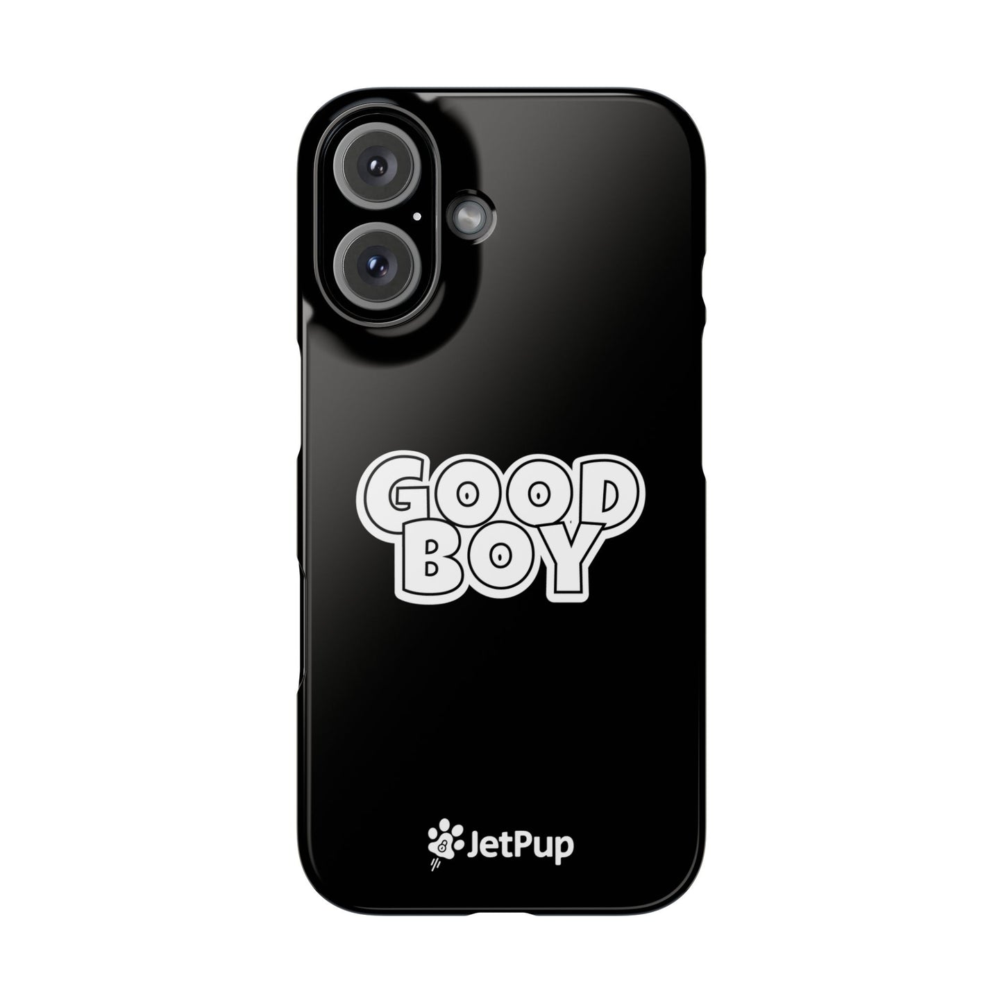 Good Boy Slim iPhone Cases - Black