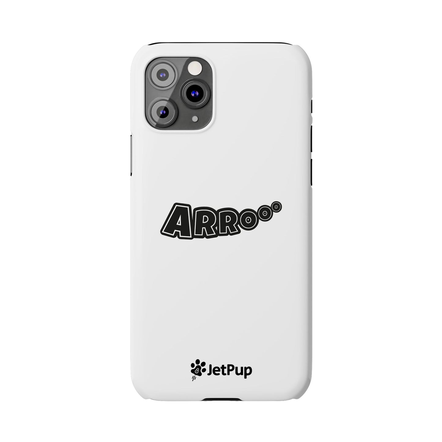 Arrooo Slim iPhone Cases - White