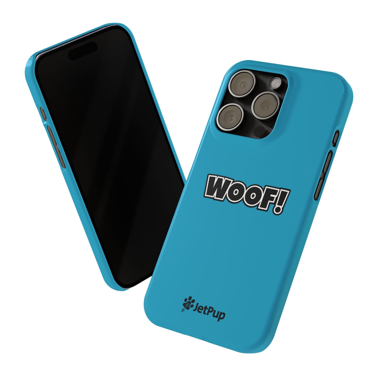 Woof Slim iPhone Cases -Turquoise