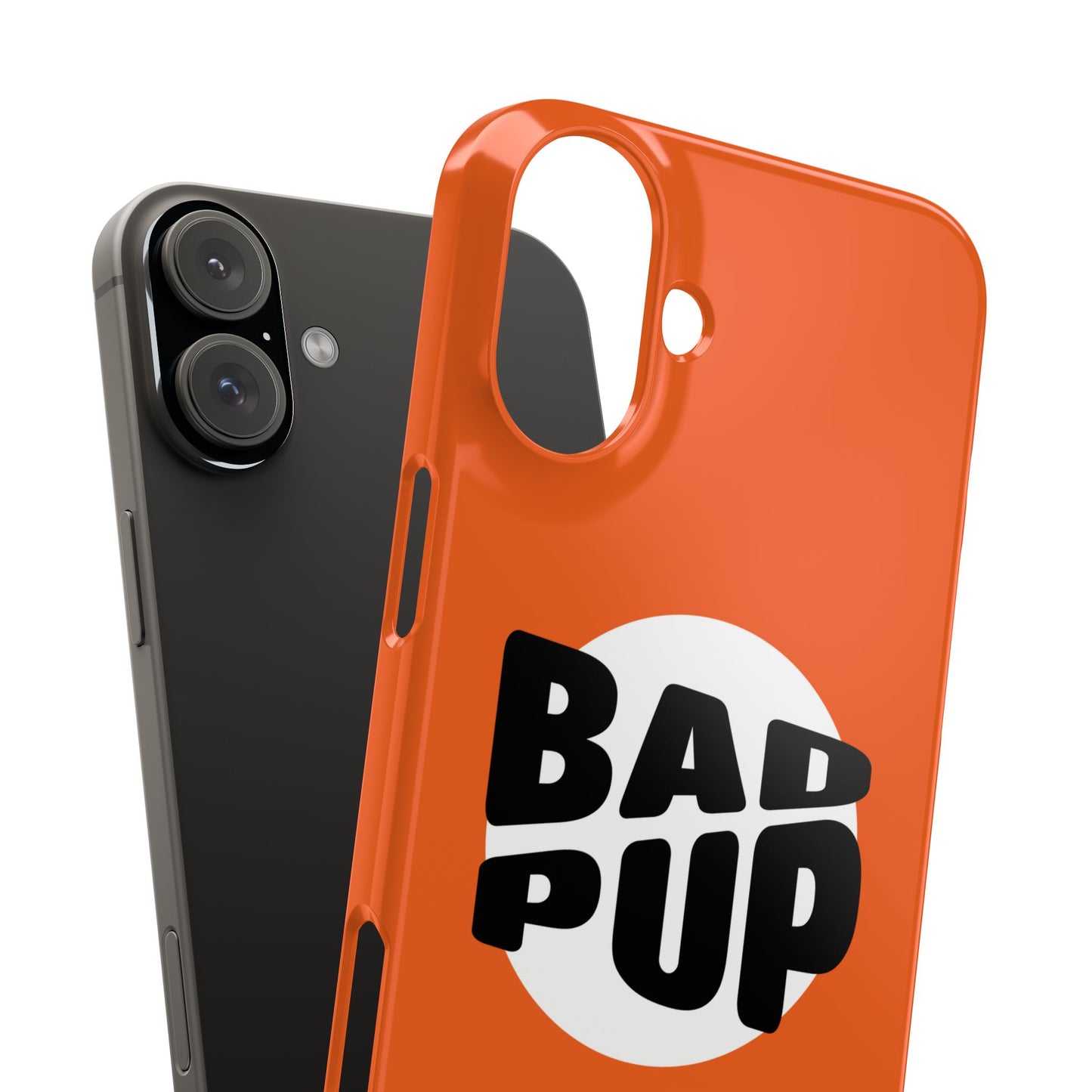 Bad Pup Slim iPhone Cases - Orange