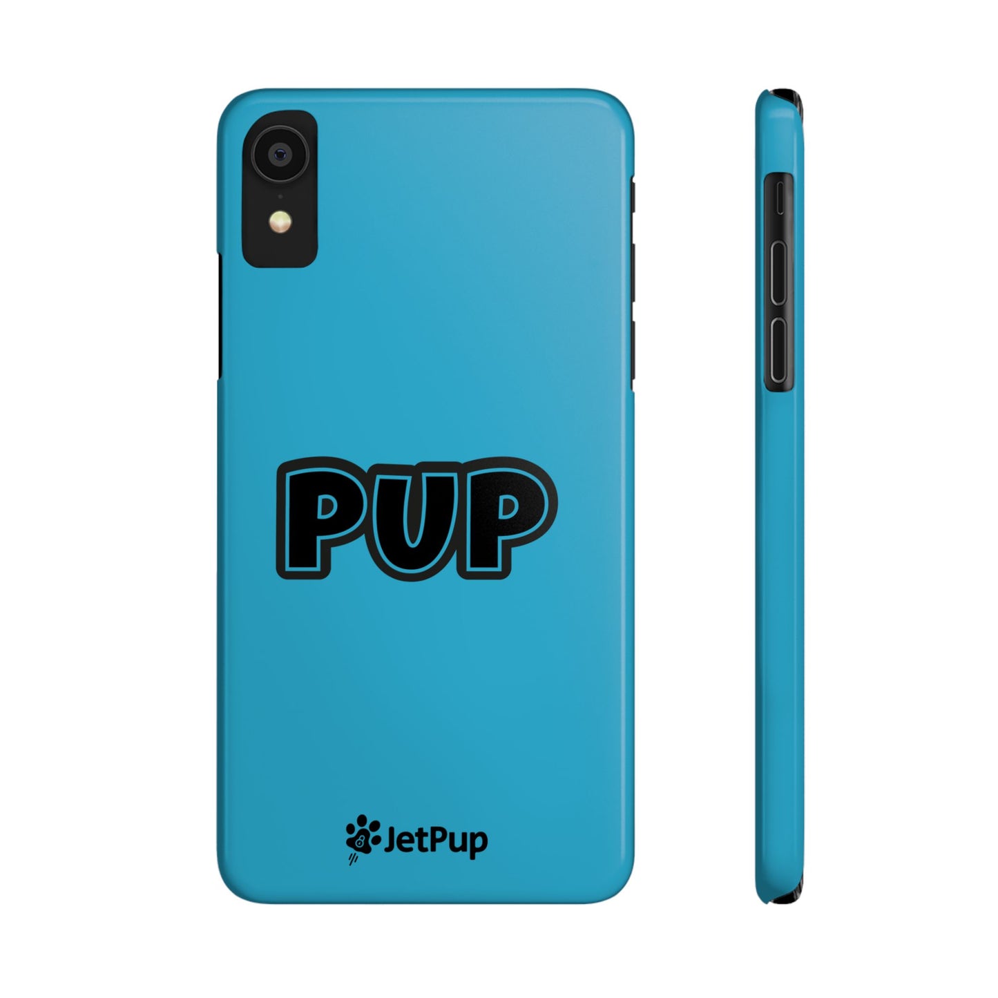 Pup Slim iPhone Cases - Turquoise
