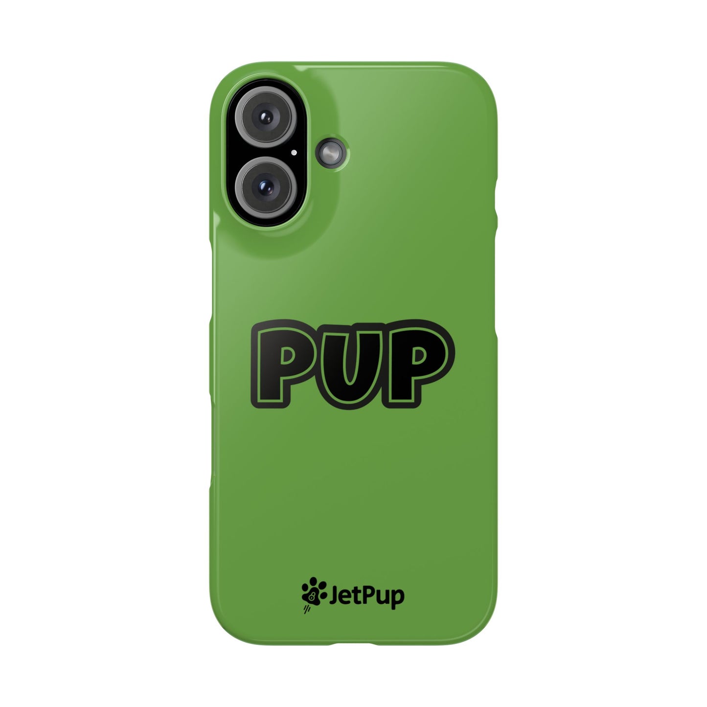 Pup Slim iPhone Cases - Green