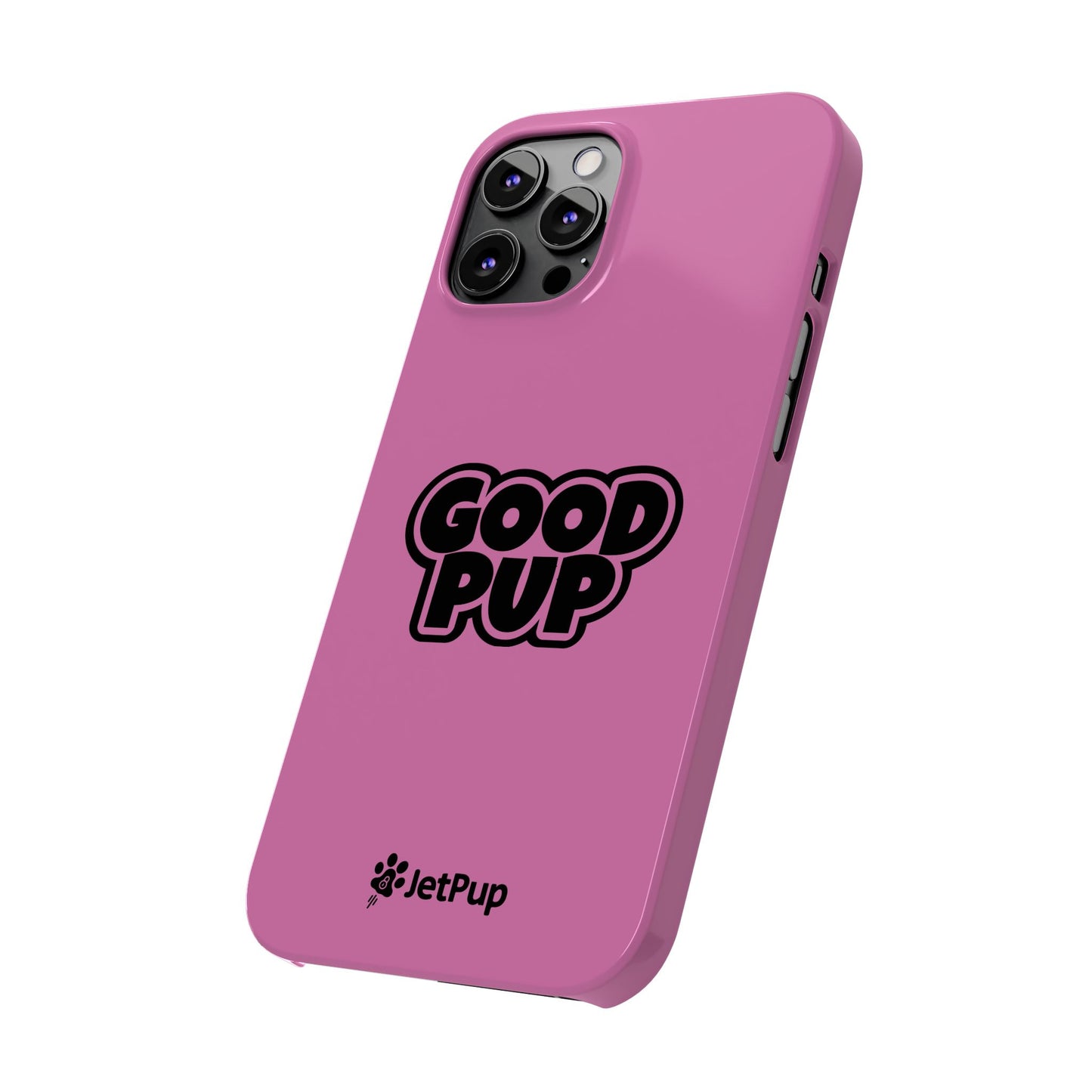 Good Pup Slim iPhone Cases - Pink