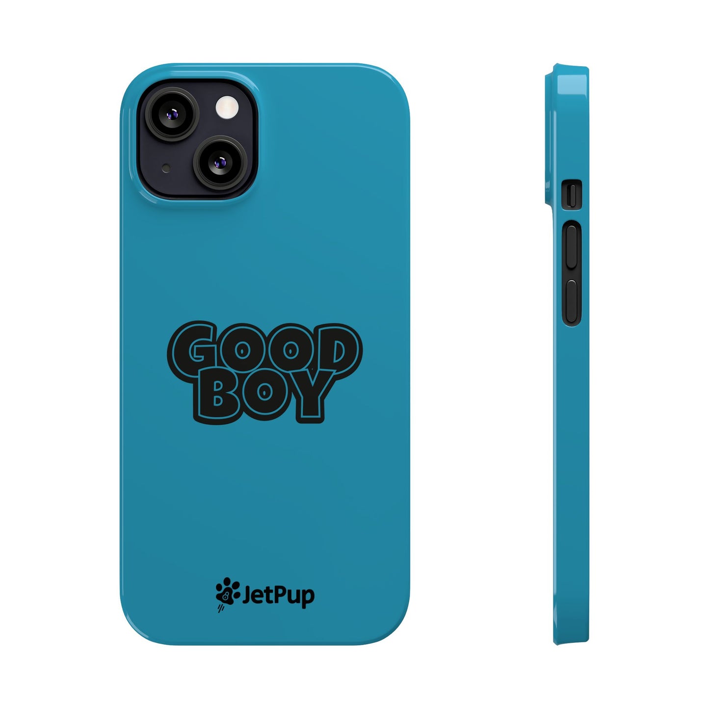 Good Boy Slim iPhone Cases - Turquoise
