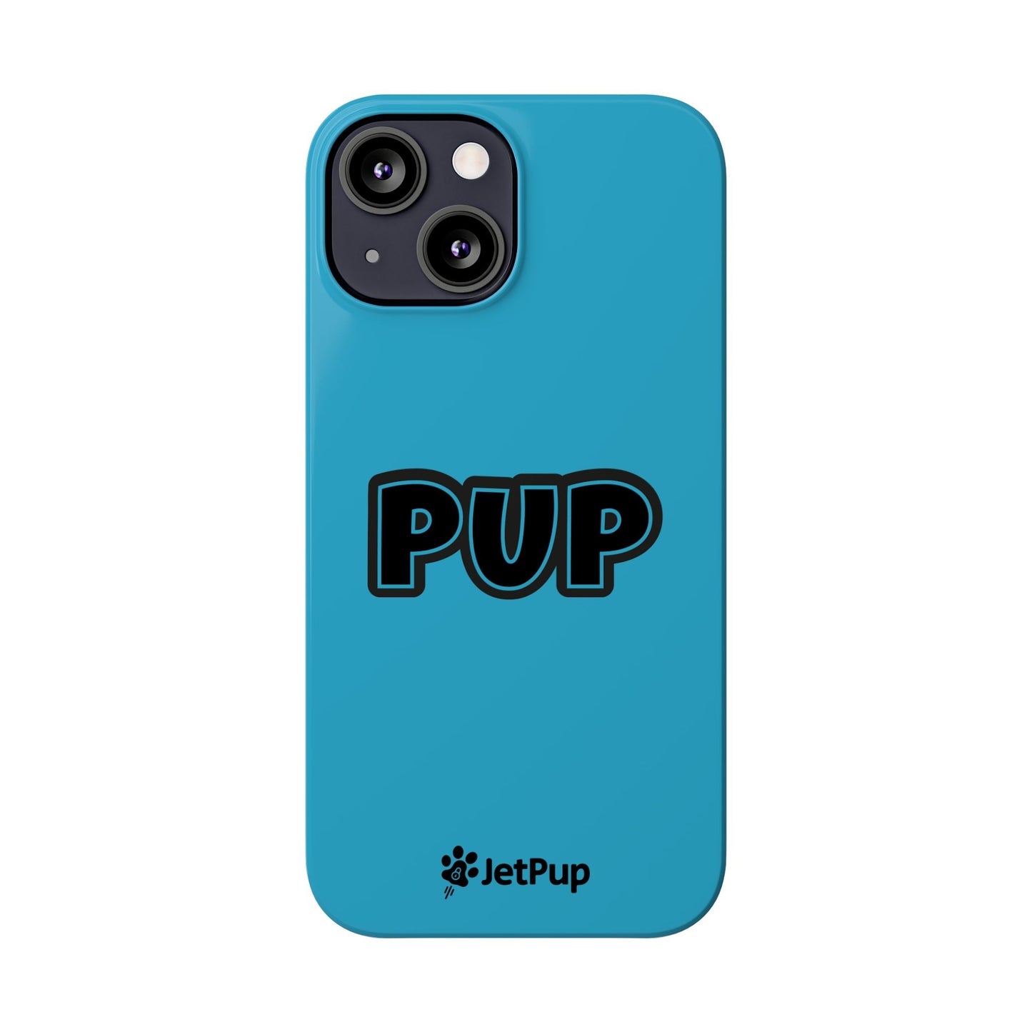 Pup Slim iPhone Cases - Turquoise