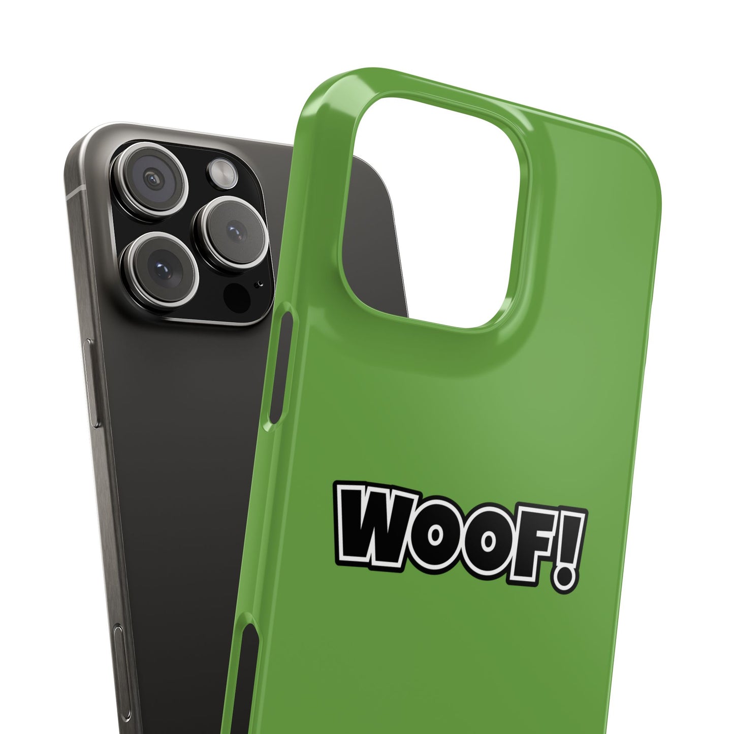 Woof Slim iPhone Cases - Green