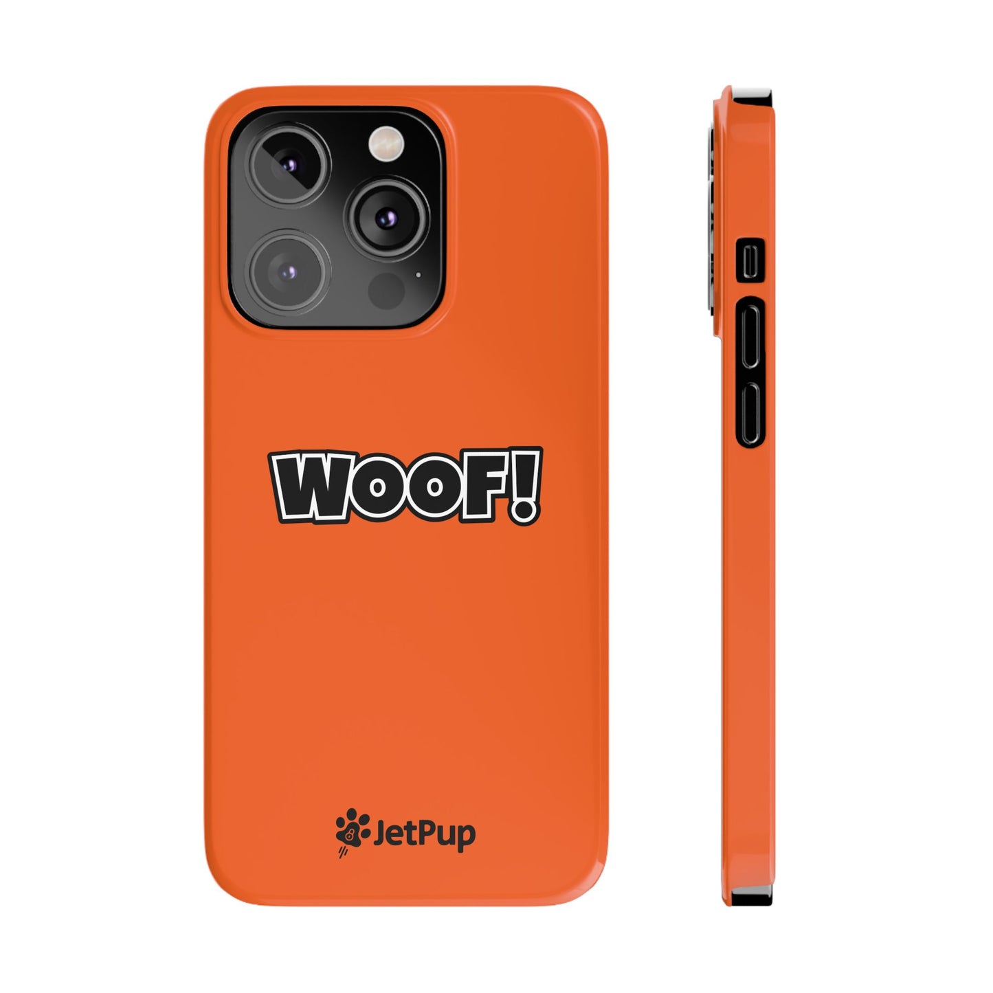 Woof Slim iPhone Cases - Orange