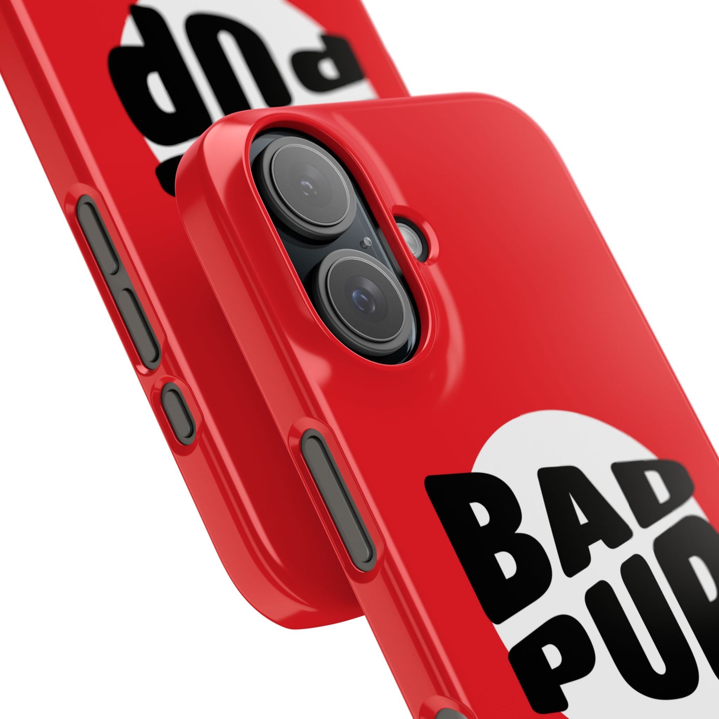 Bad Pup Slim iPhone Cases - Red
