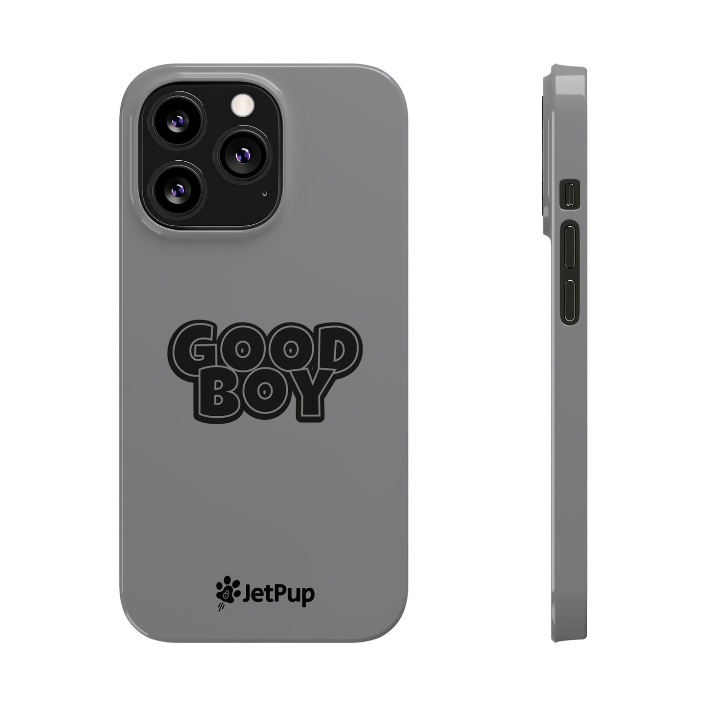 Good Boy Slim iPhone Cases - Grey