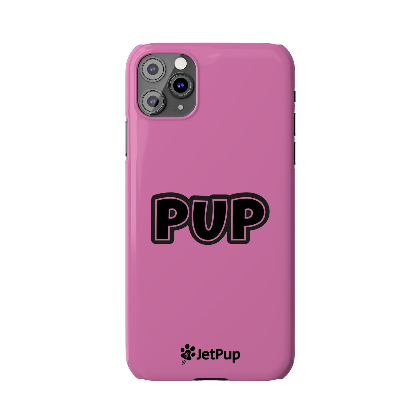 Pup Slim iPhone Cases - Pink
