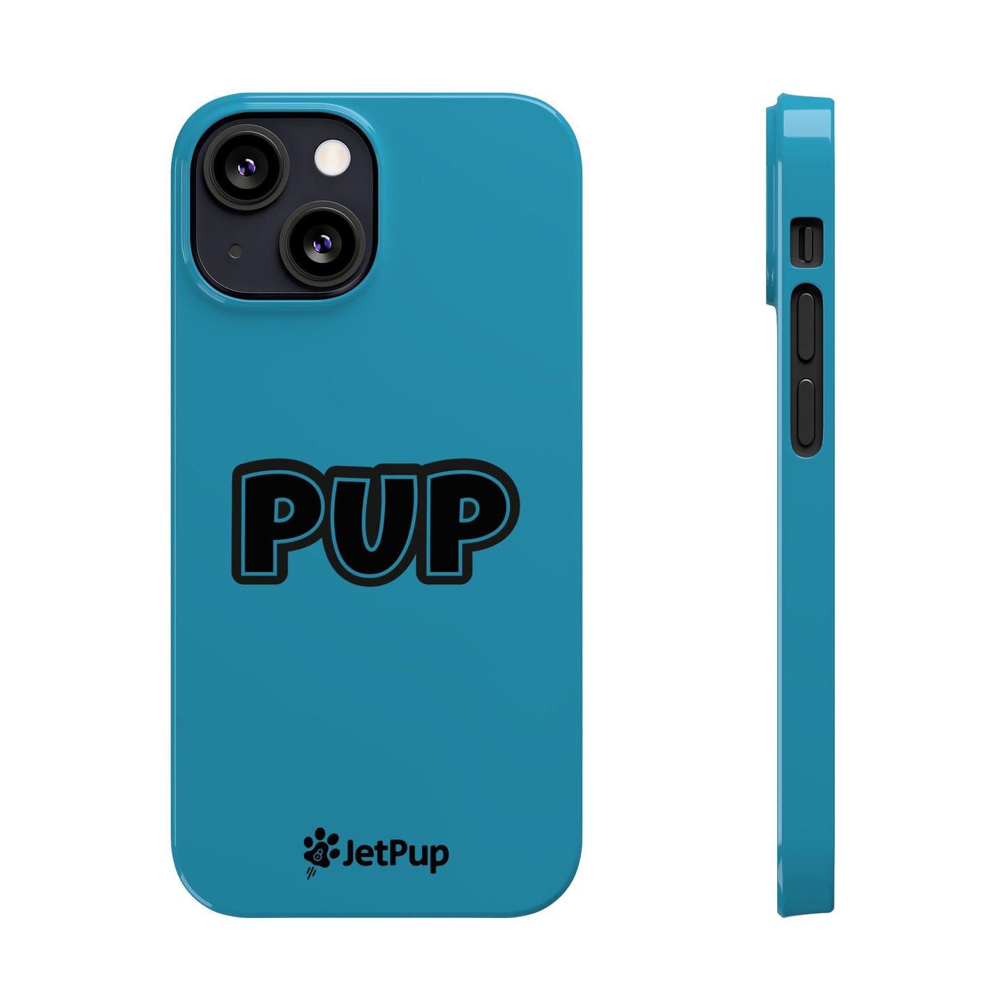 Pup Slim iPhone Cases - Turquoise