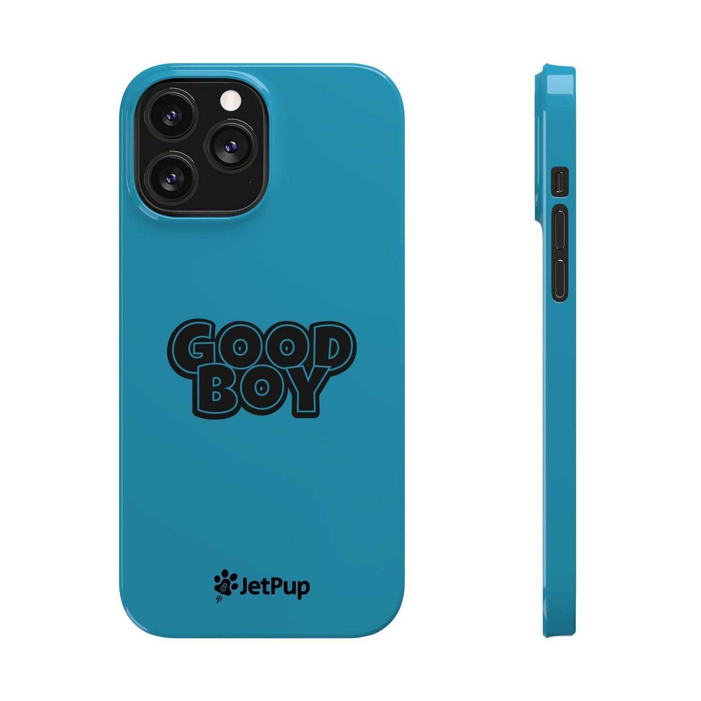 Good Boy Slim iPhone Cases - Turquoise