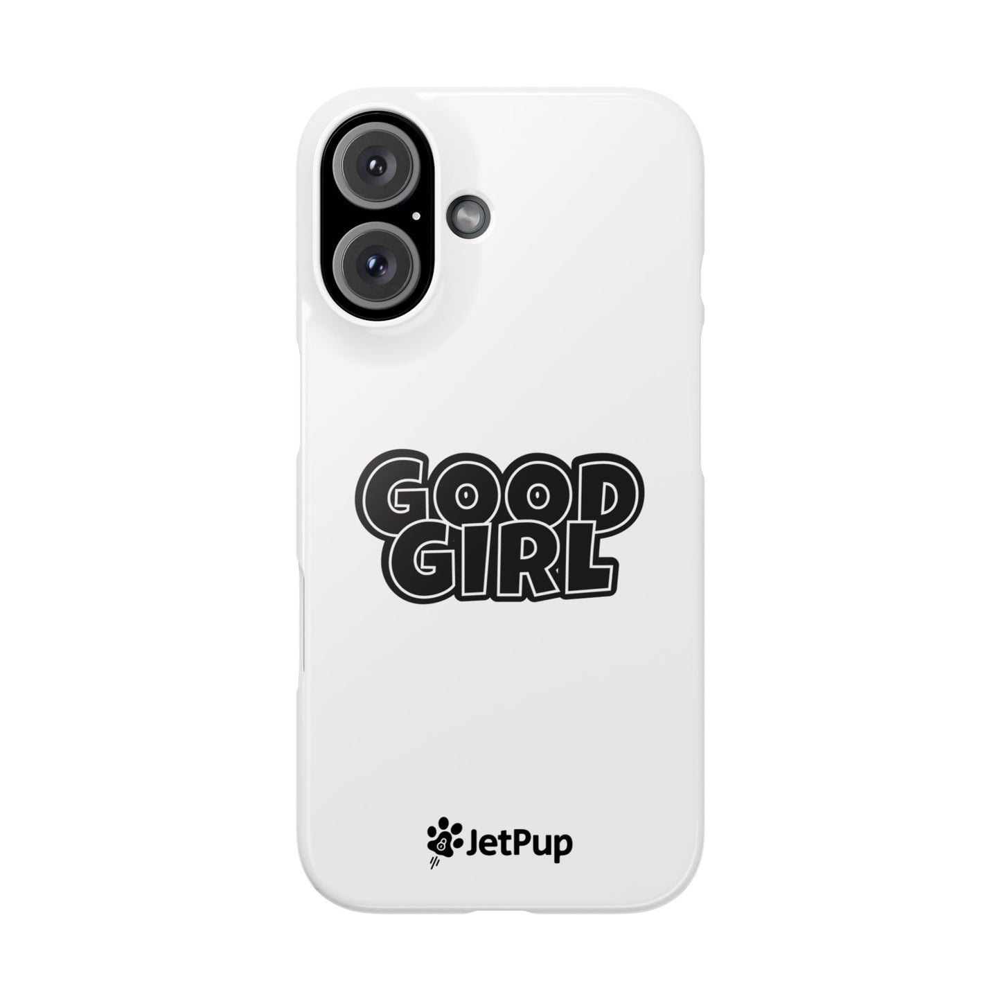 Good Girl Slim iPhone Cases - White