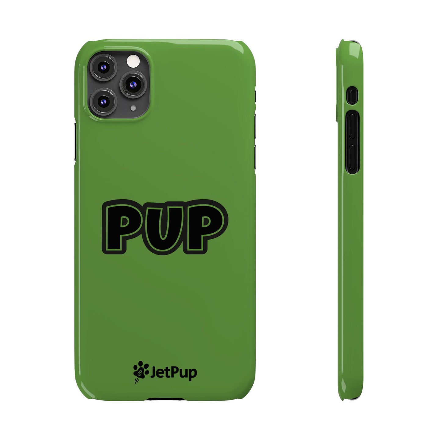 Pup Slim iPhone Cases - Green