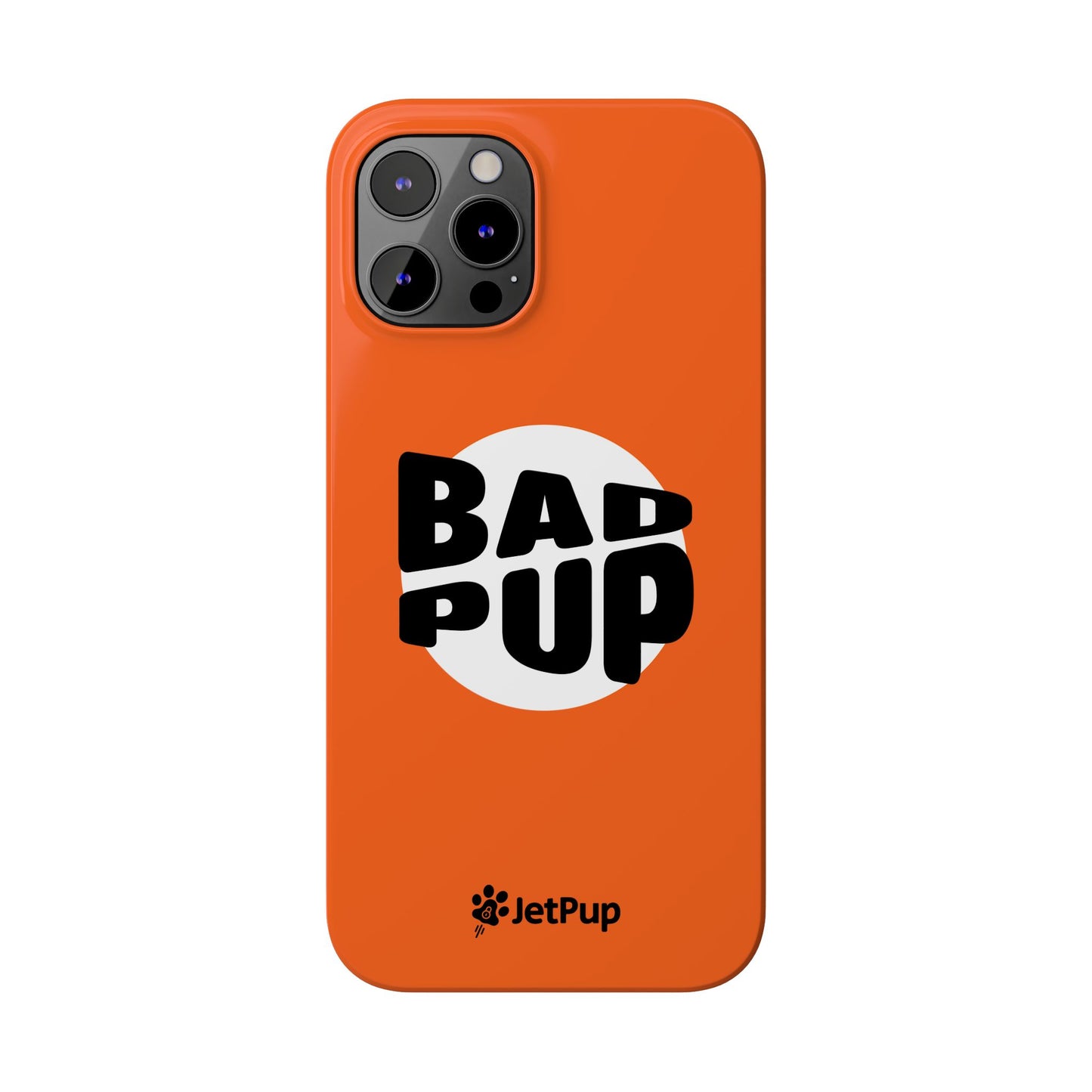 Bad Pup Slim iPhone Cases - Orange
