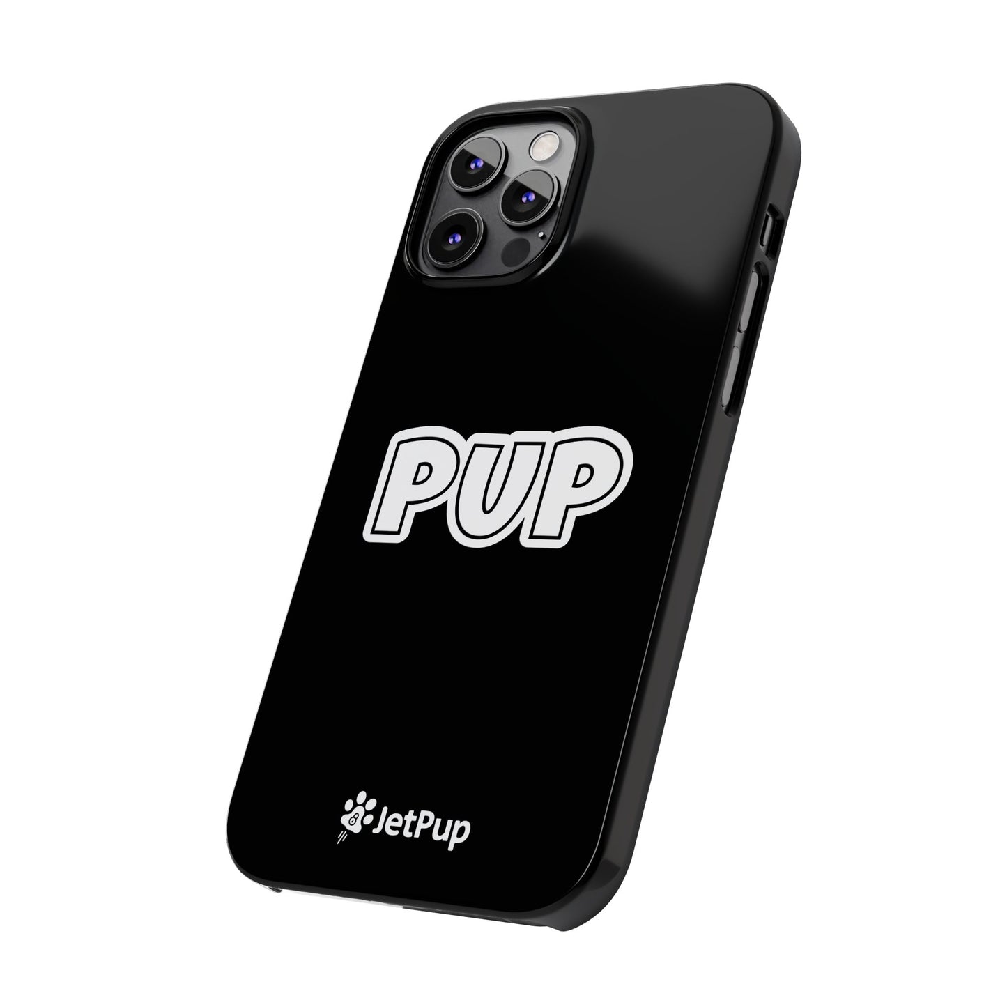Pup Slim iPhone Cases - Black