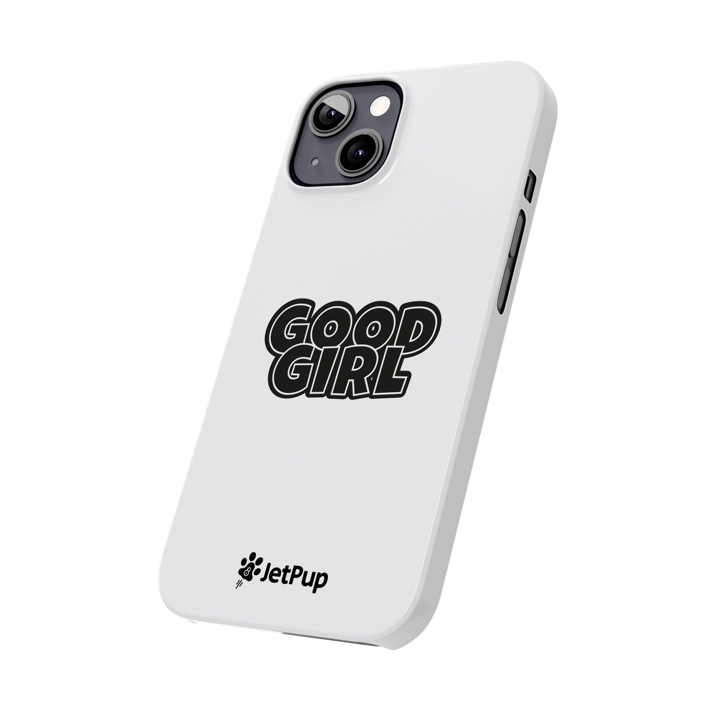 Good Girl Slim iPhone Cases - White
