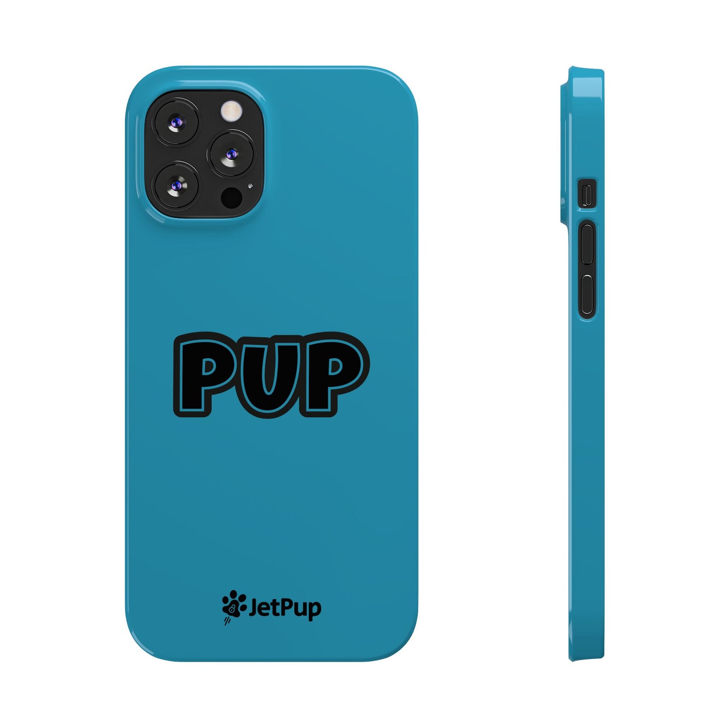 Pup Slim iPhone Cases - Turquoise