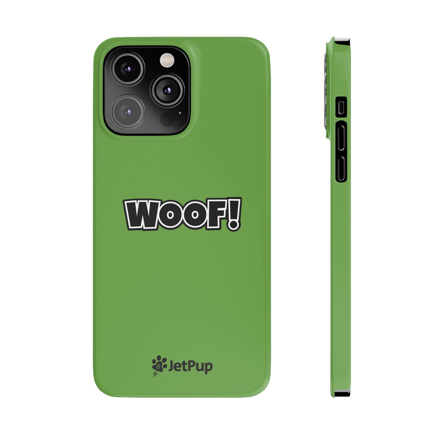 Woof Slim iPhone Cases - Green