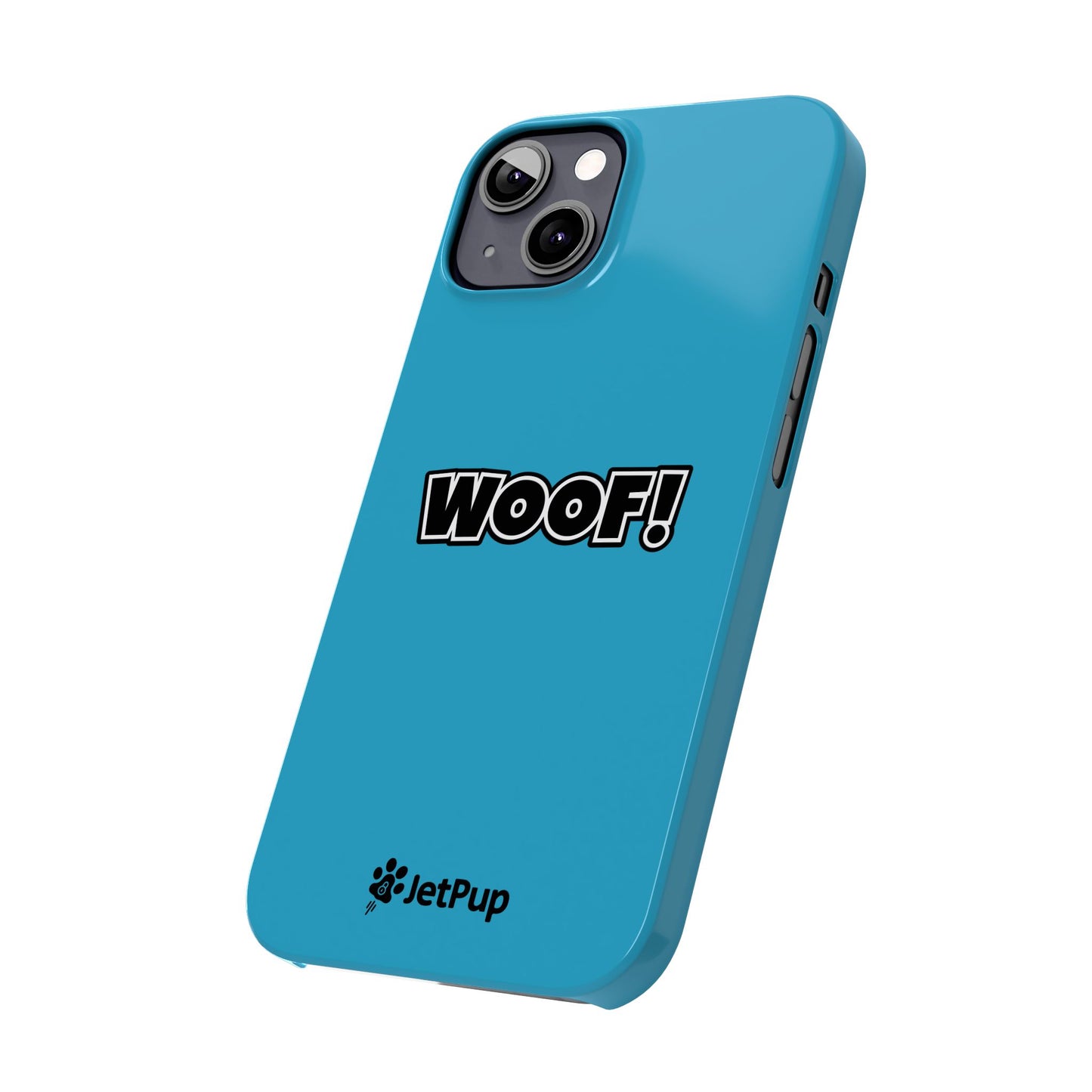 Woof Slim iPhone Cases -Turquoise