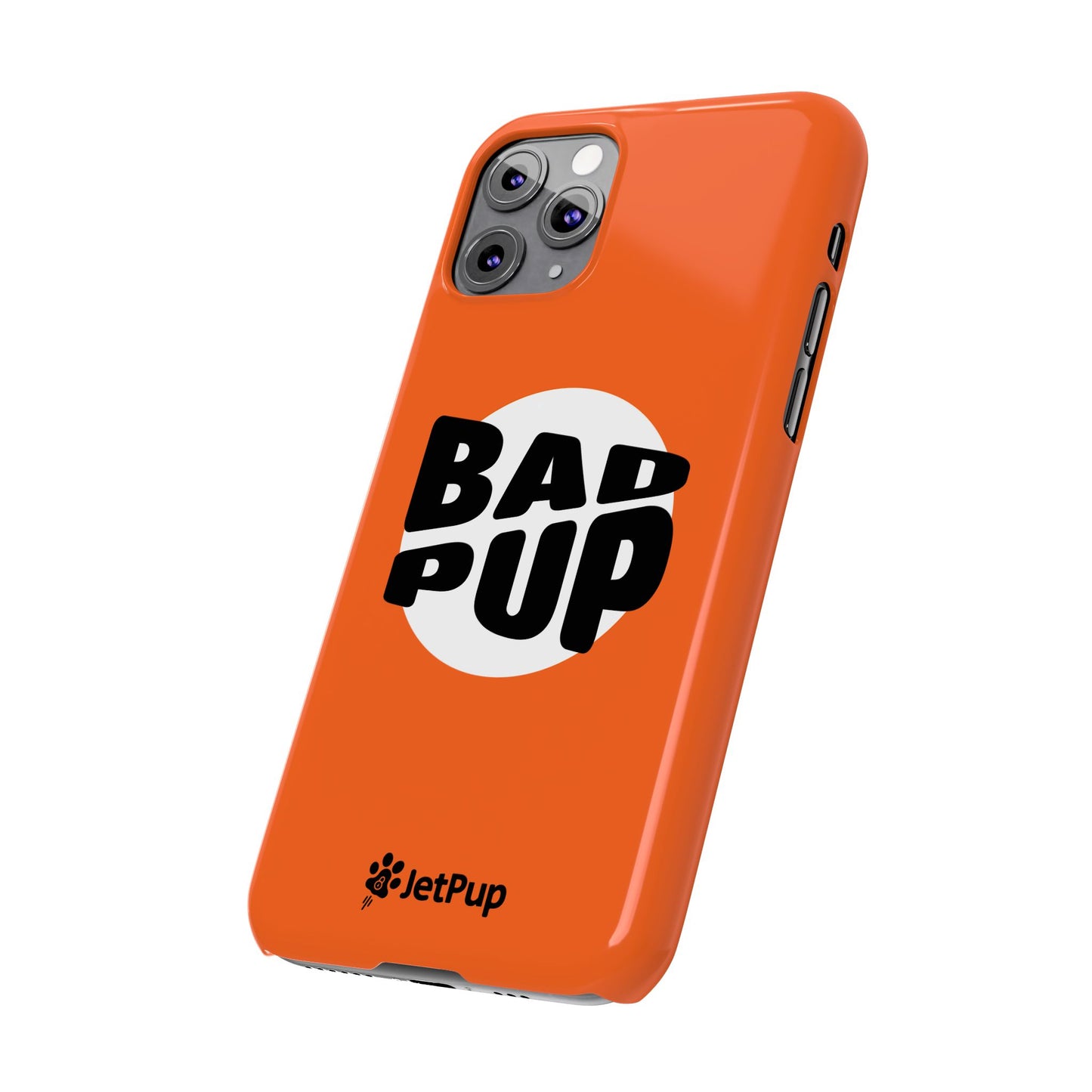 Bad Pup Slim iPhone Cases - Orange