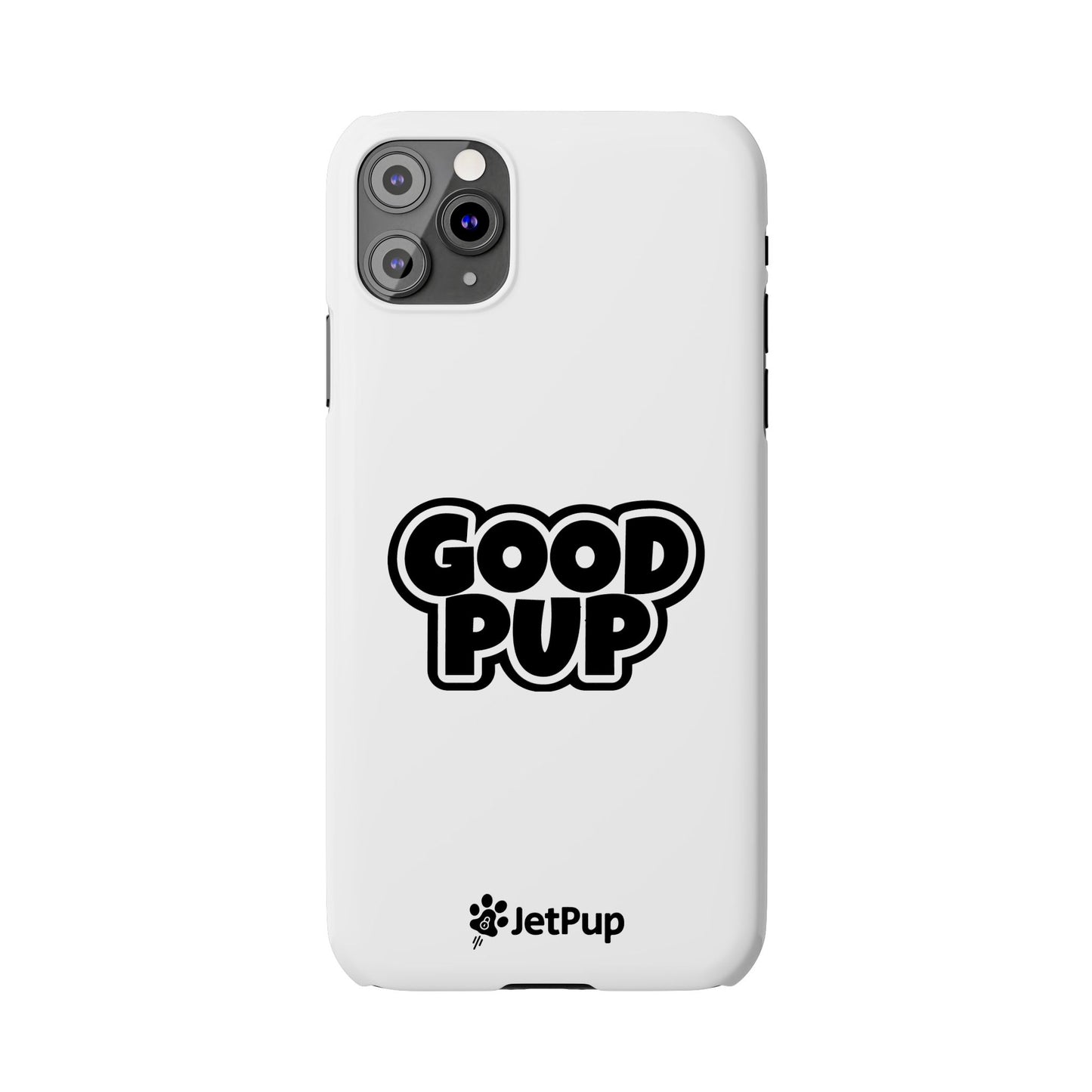 Good Pup Slim iPhone Cases - White