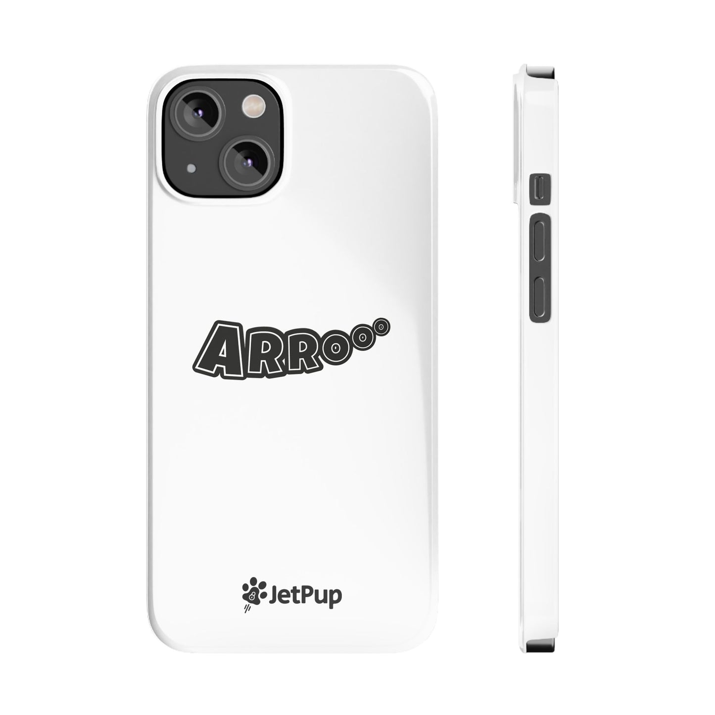 Arrooo Slim iPhone Cases - White