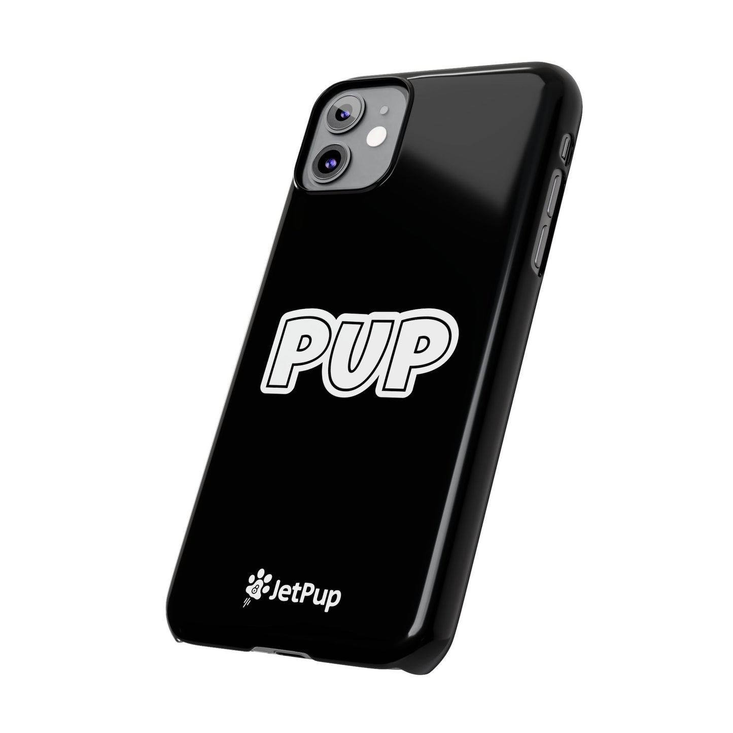Pup Slim iPhone Cases - Black