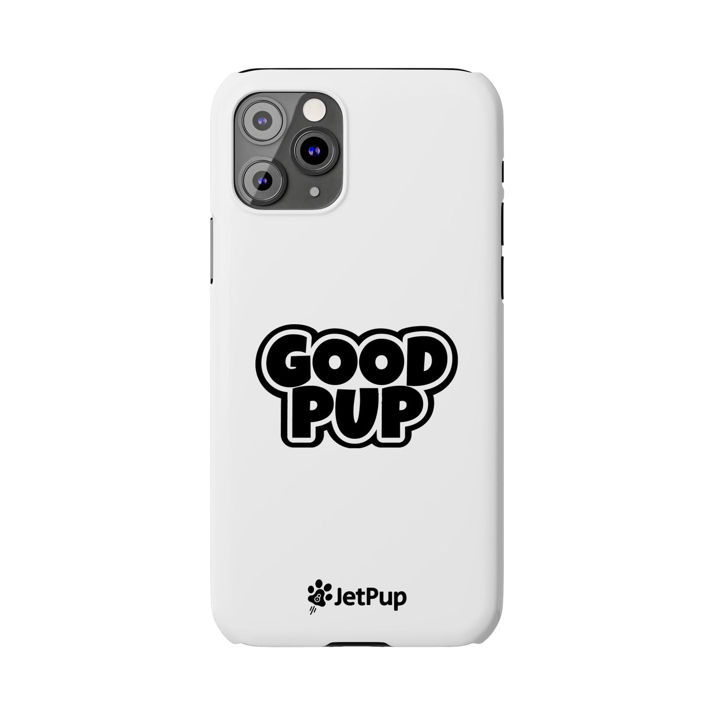 Good Pup Slim iPhone Cases - White