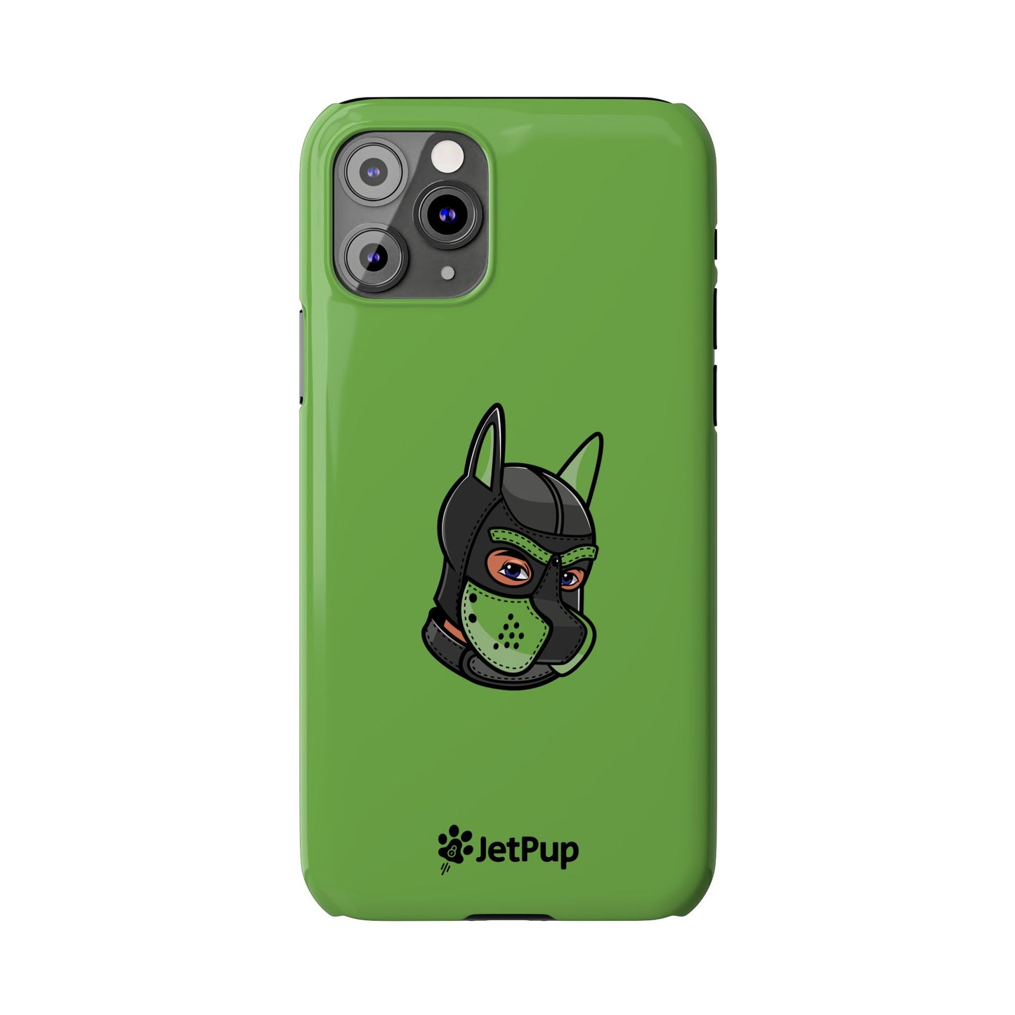 Pup Hood Slim iPhone Cases - Green