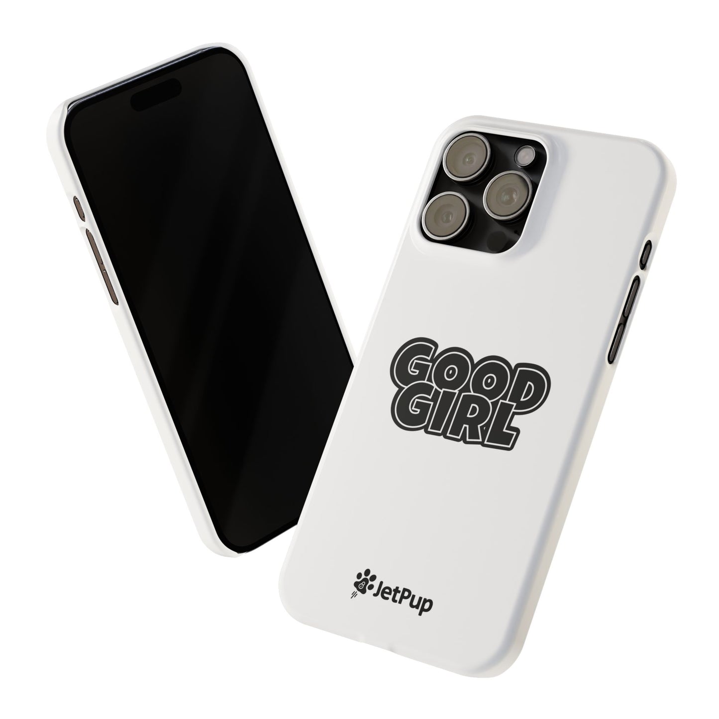 Good Girl Slim iPhone Cases - White