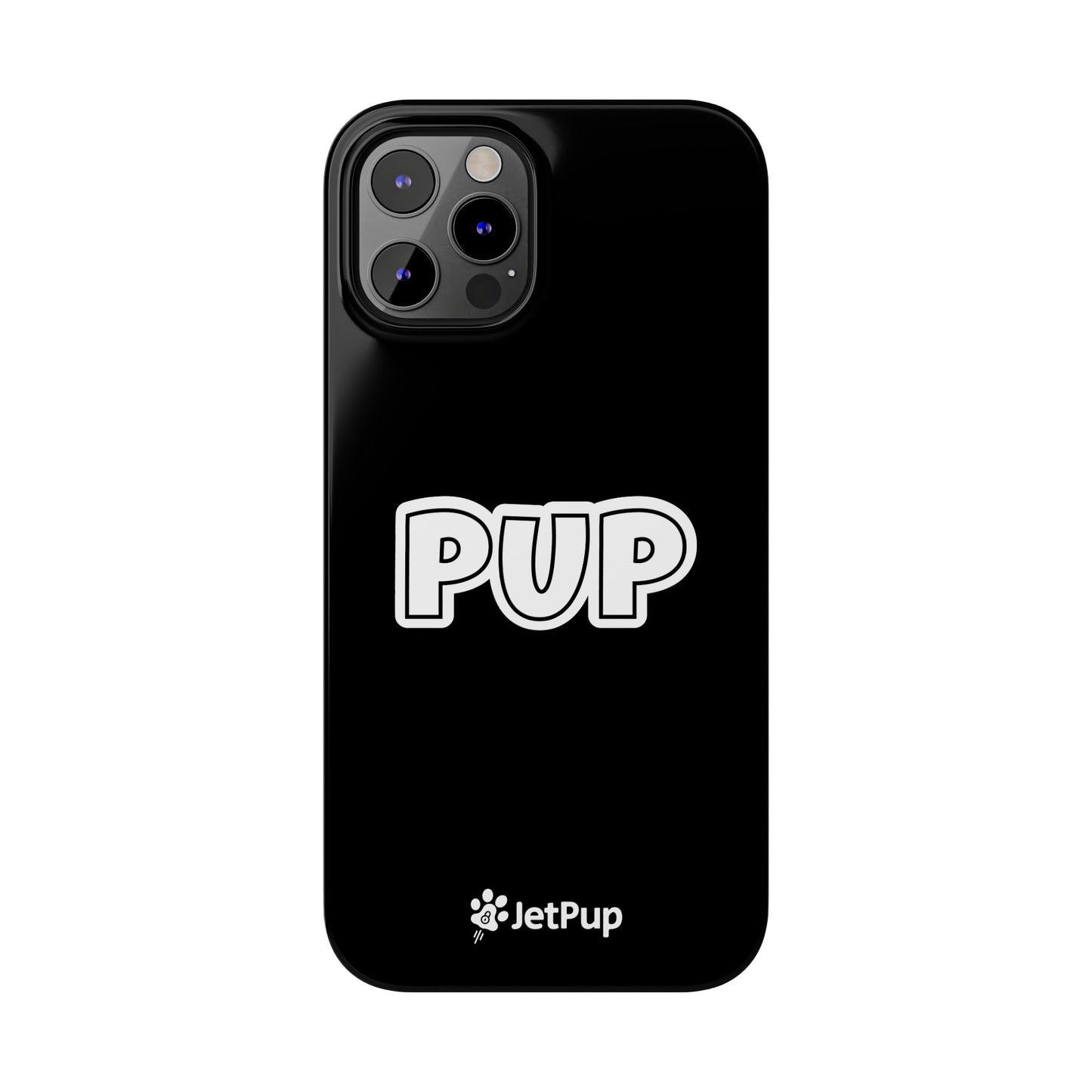 Pup Slim iPhone Cases - Black