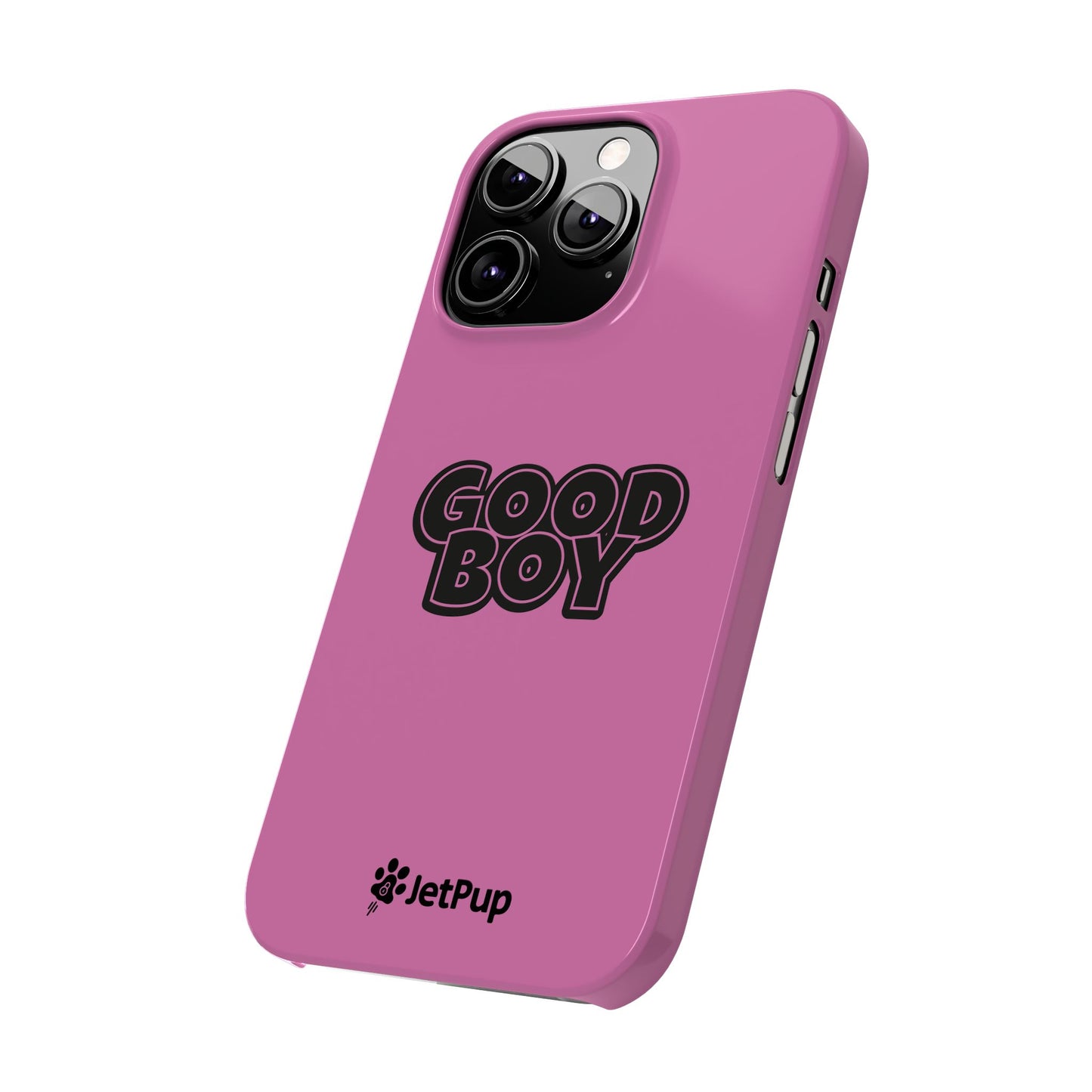 Good Boy Slim iPhone Cases - Pink