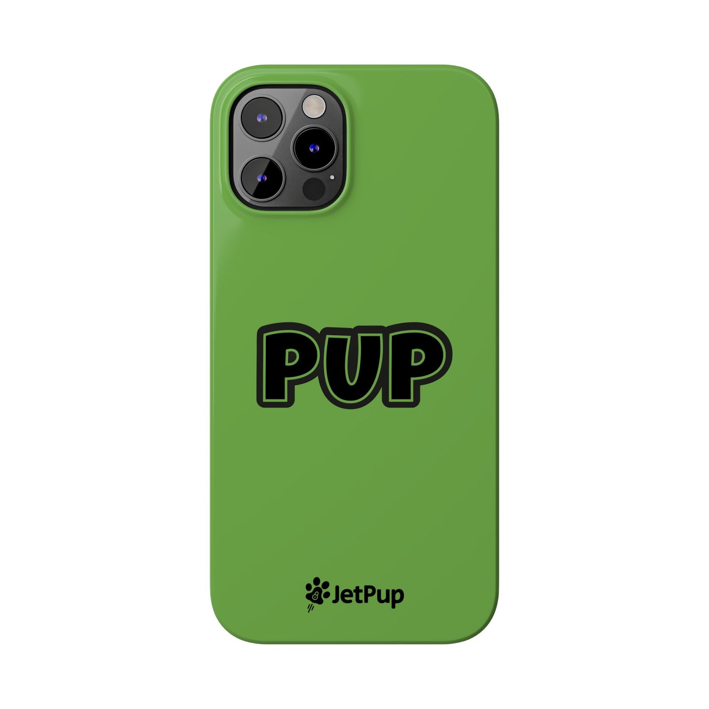 Pup Slim iPhone Cases - Green