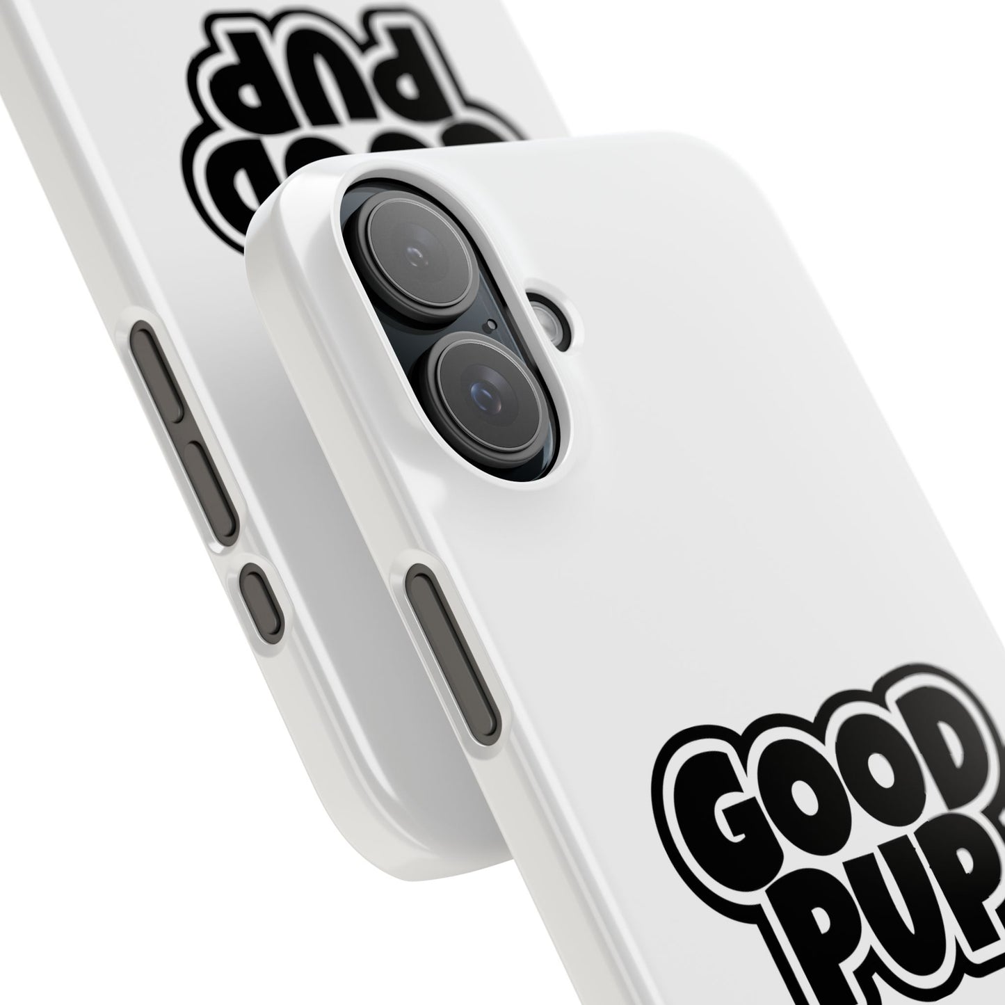 Good Pup Slim iPhone Cases - White