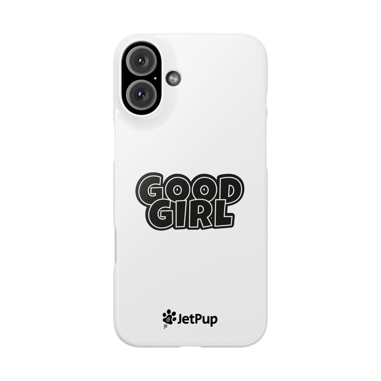 Good Girl Slim iPhone Cases - White