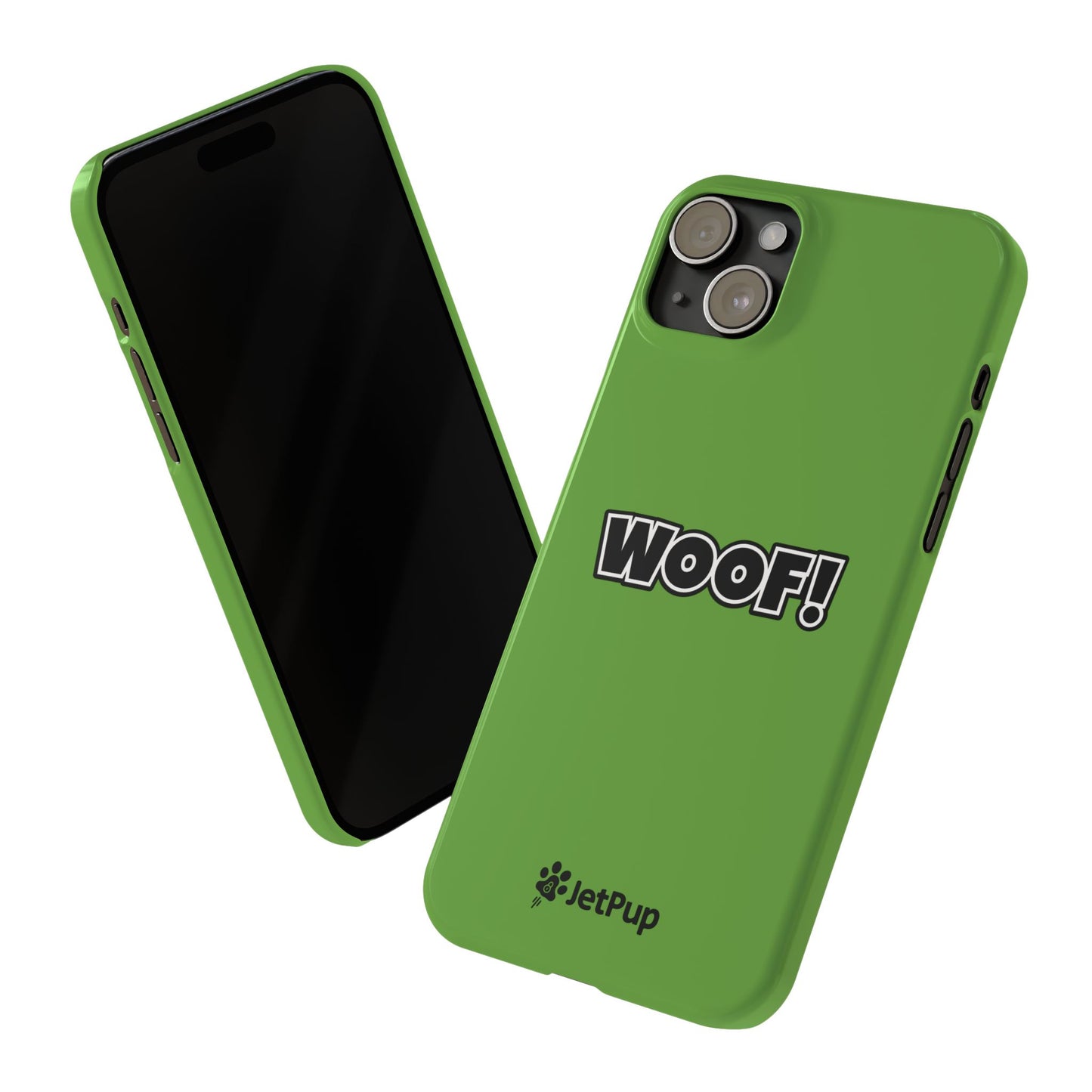 Woof Slim iPhone Cases - Green
