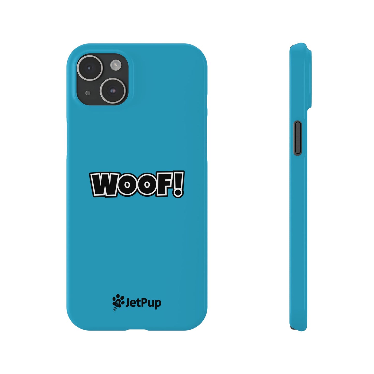 Woof Slim iPhone Cases -Turquoise