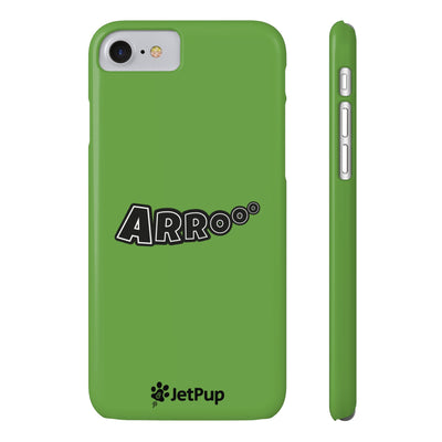 Arrooo Slim iPhone Cases - Green