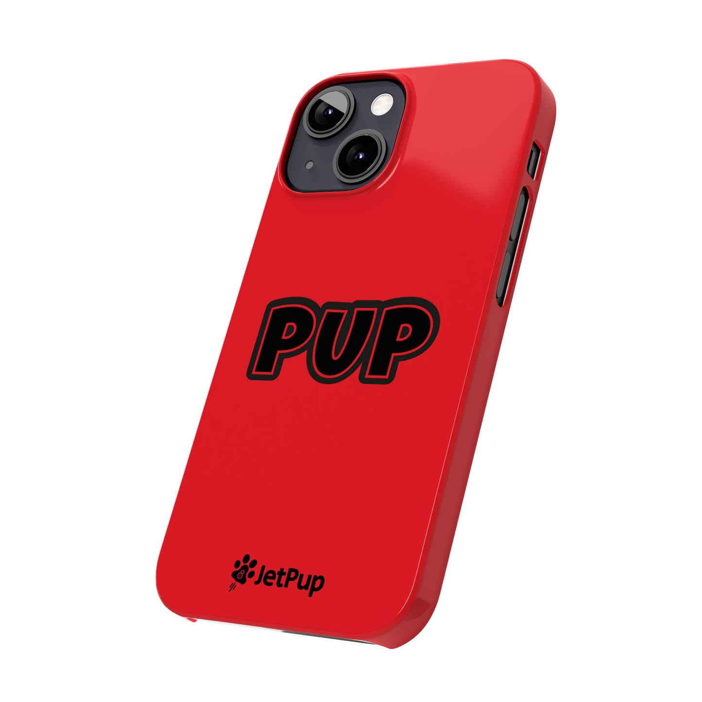 Pup Slim iPhone Cases - Red